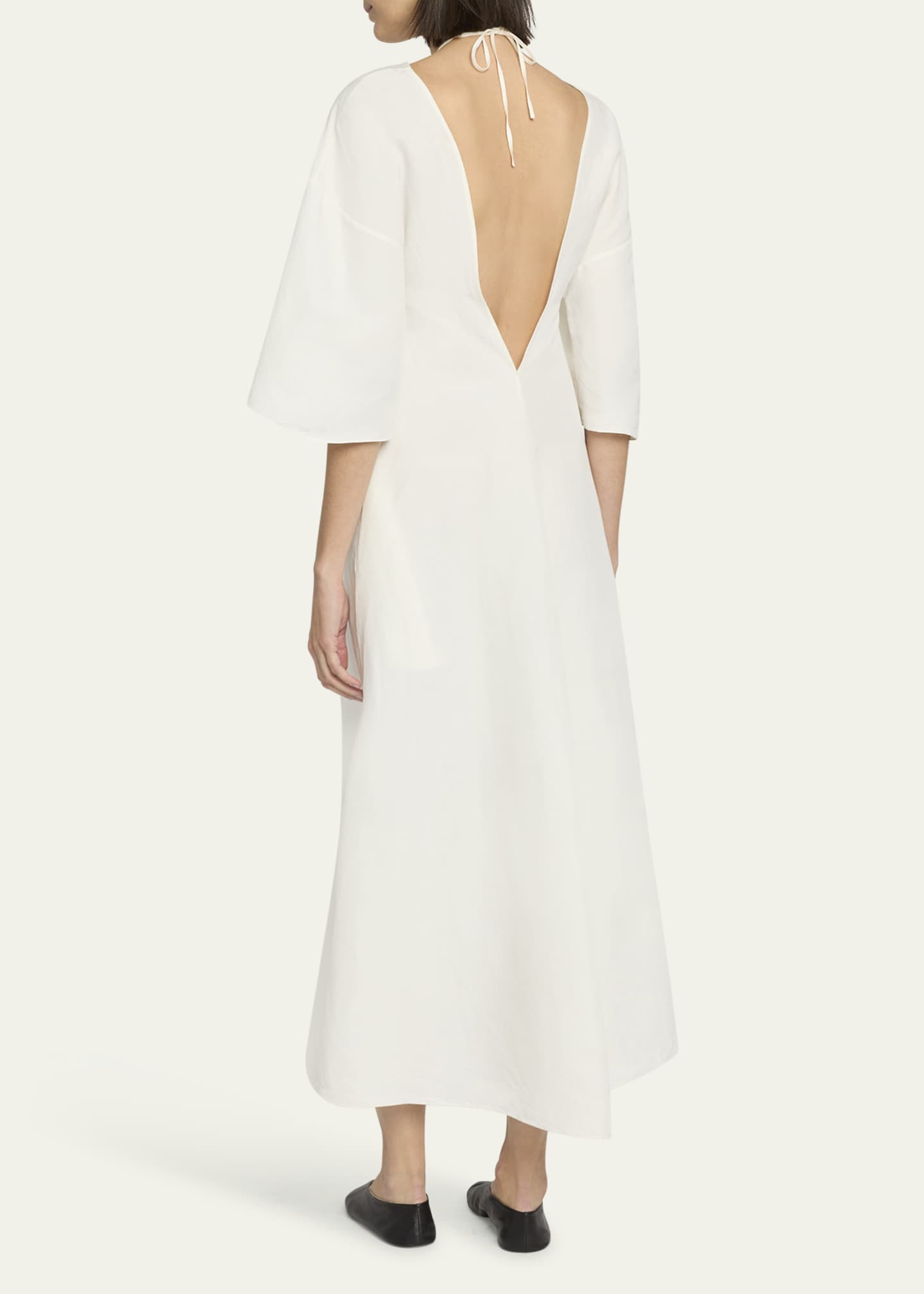 THE ROW Mia Silk A-Line Dress Image 3 of 5