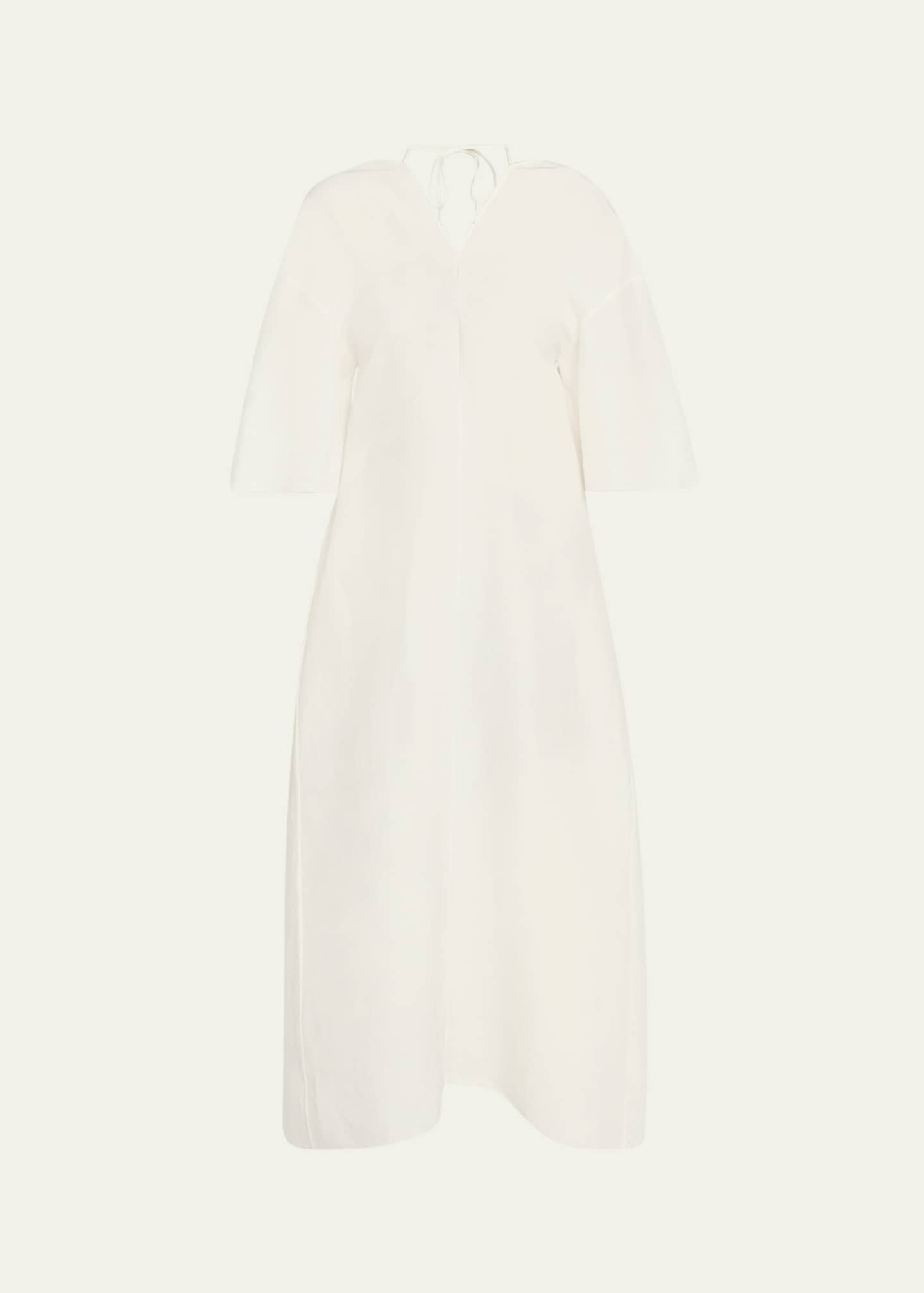THE ROW Mia Silk A-Line Dress Image 1 of 5