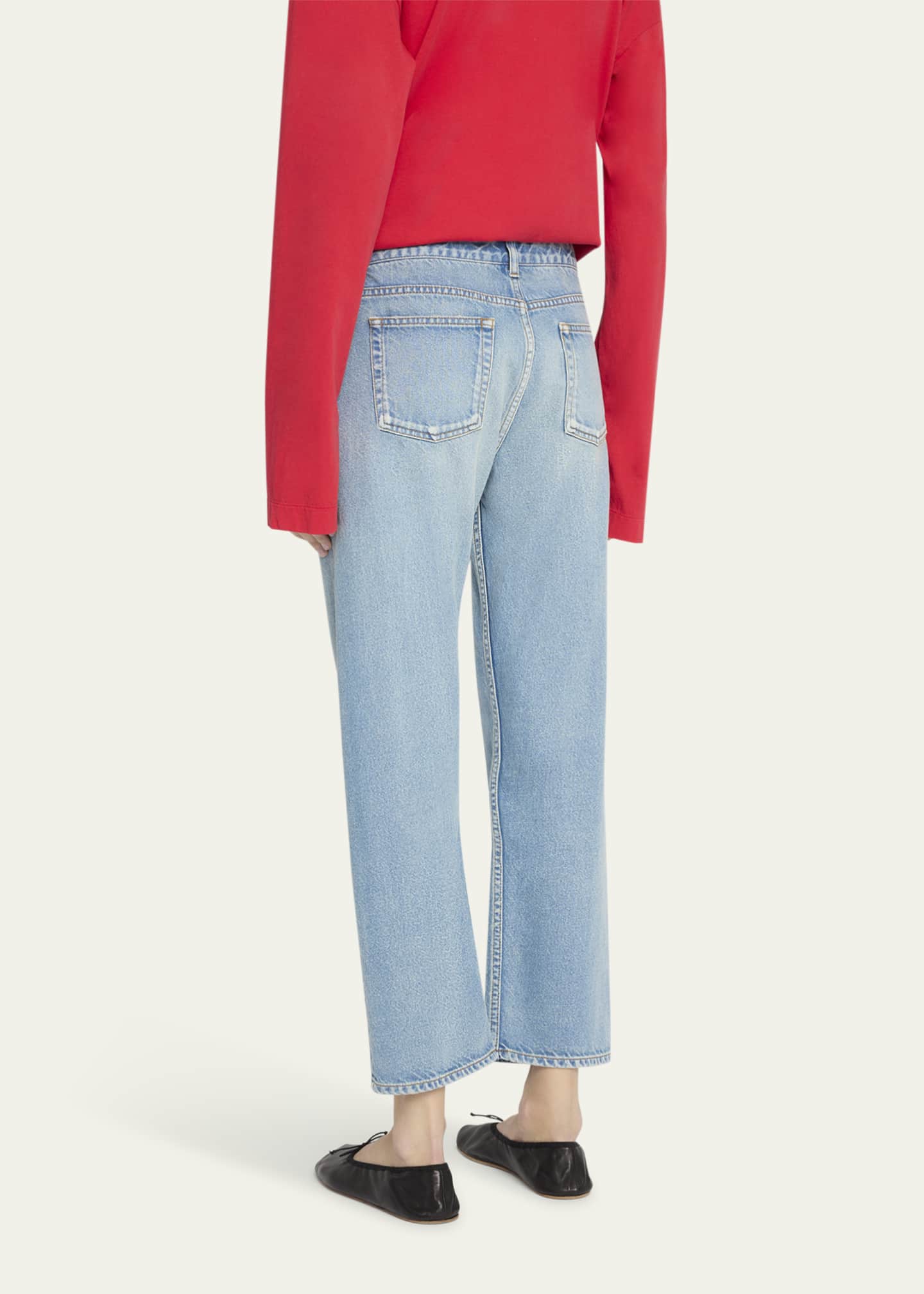 THE ROW Riaco Mid-Rise Jeans Image 3 of 5