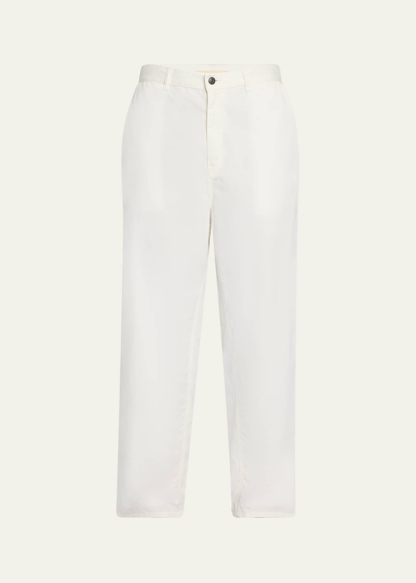 THE ROW Sharka Cashmere Straight-Leg Carpenter Pants