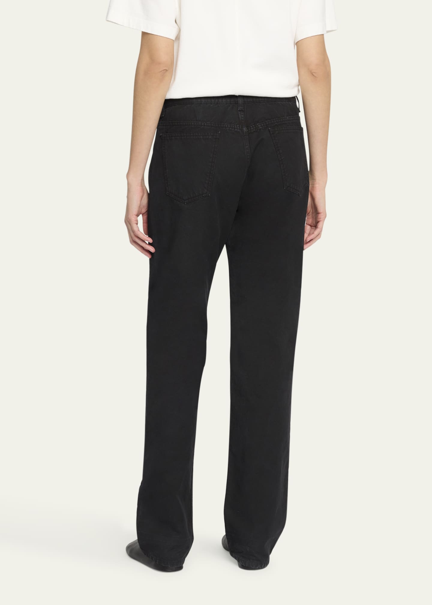 Landais Mid-Rise Straight-Leg Jeans