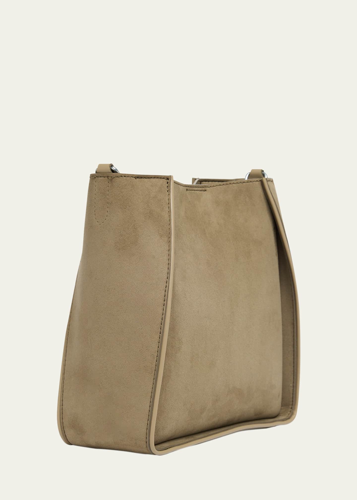 Stella McCartney Alter Suede Piped Crossbody Bag Image 3 of 6