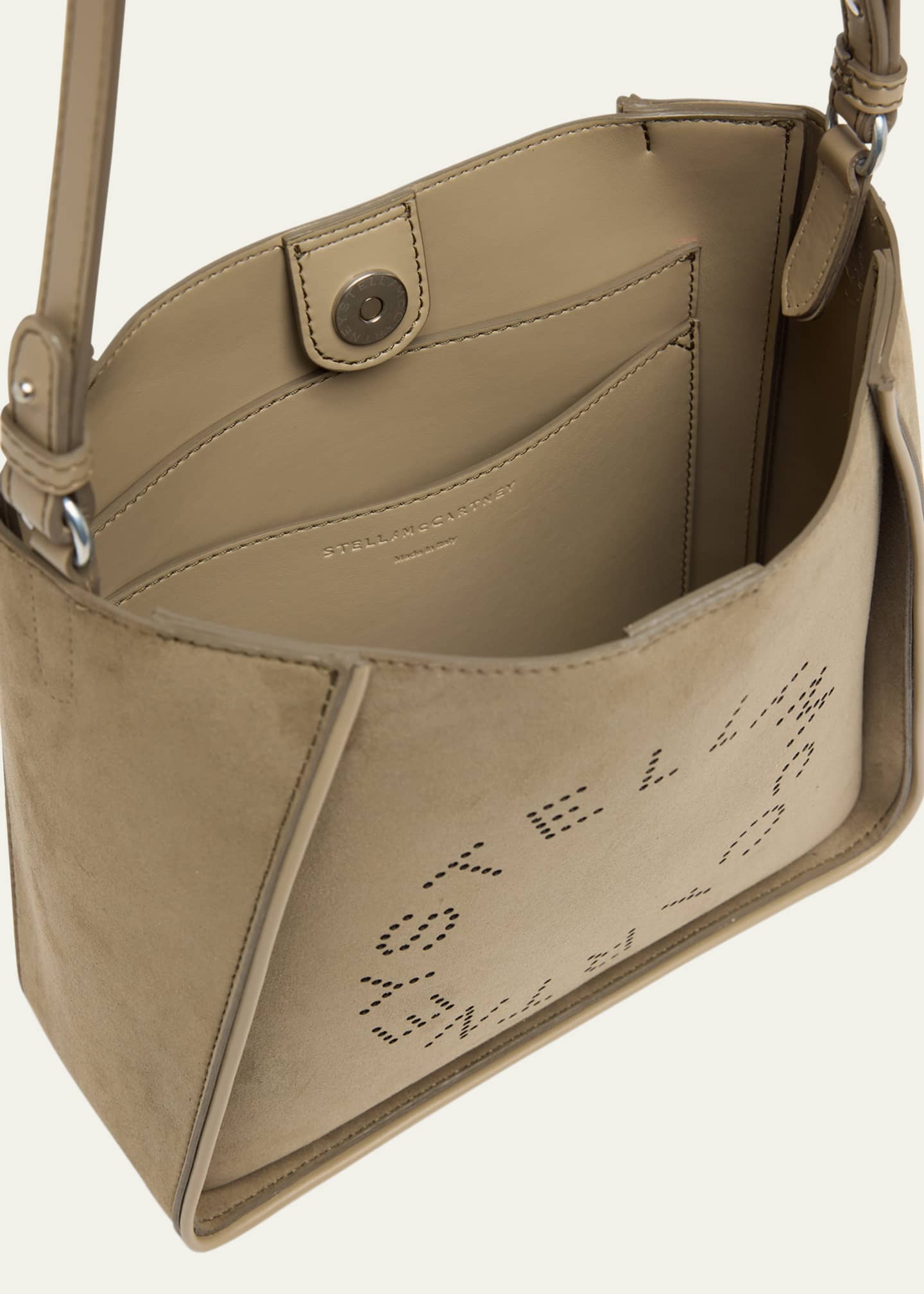 Stella McCartney Alter Suede Piped Crossbody Bag Image 4 of 6