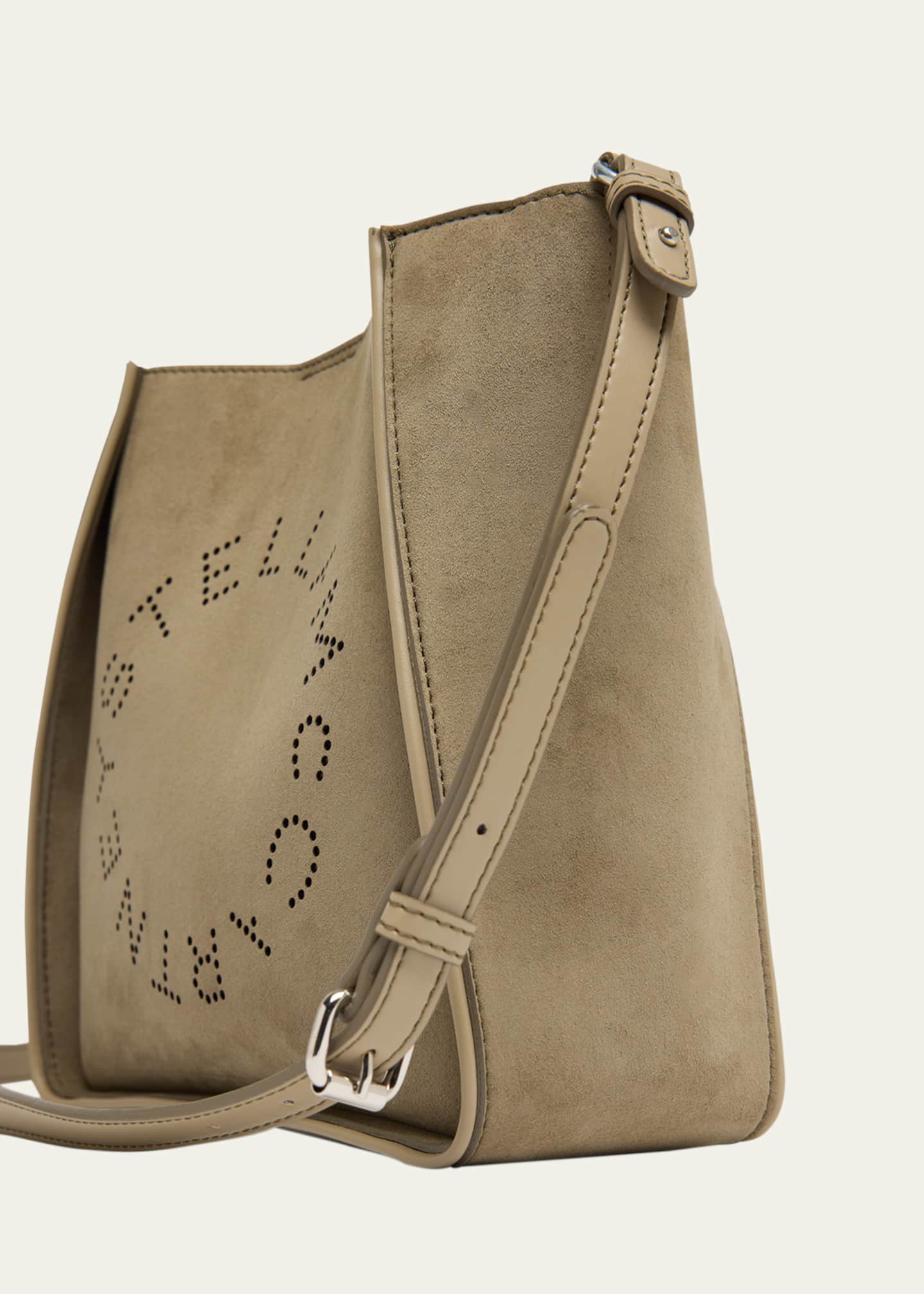 Stella McCartney Alter Suede Piped Crossbody Bag Image 6 of 6