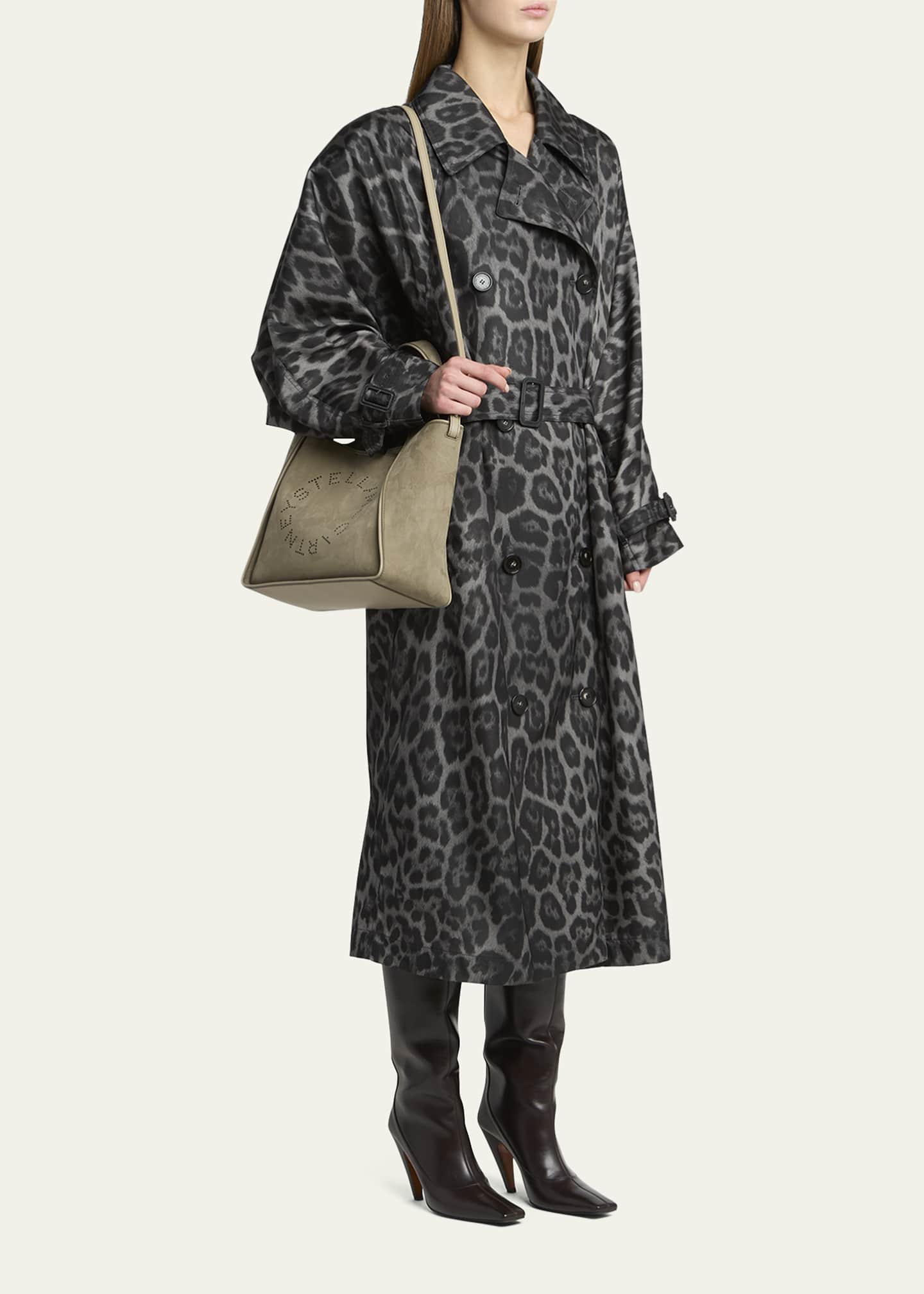 Stella McCartney Logo Alter Suede Shoulder Bag Image 5 of 6