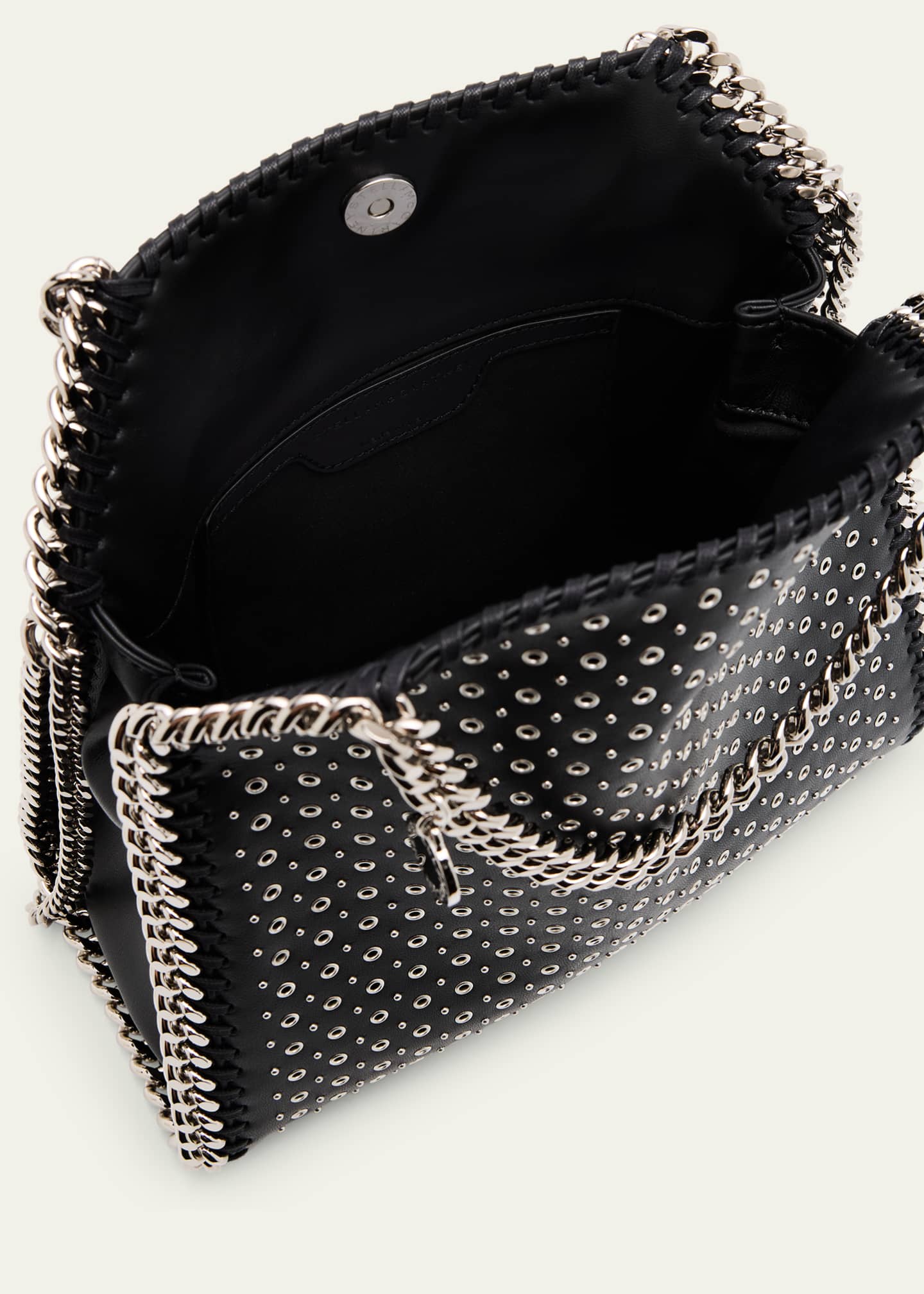 Stella McCartney Falabella Metal Eyelet Mini Top-Handle Bag Image 4 of 6