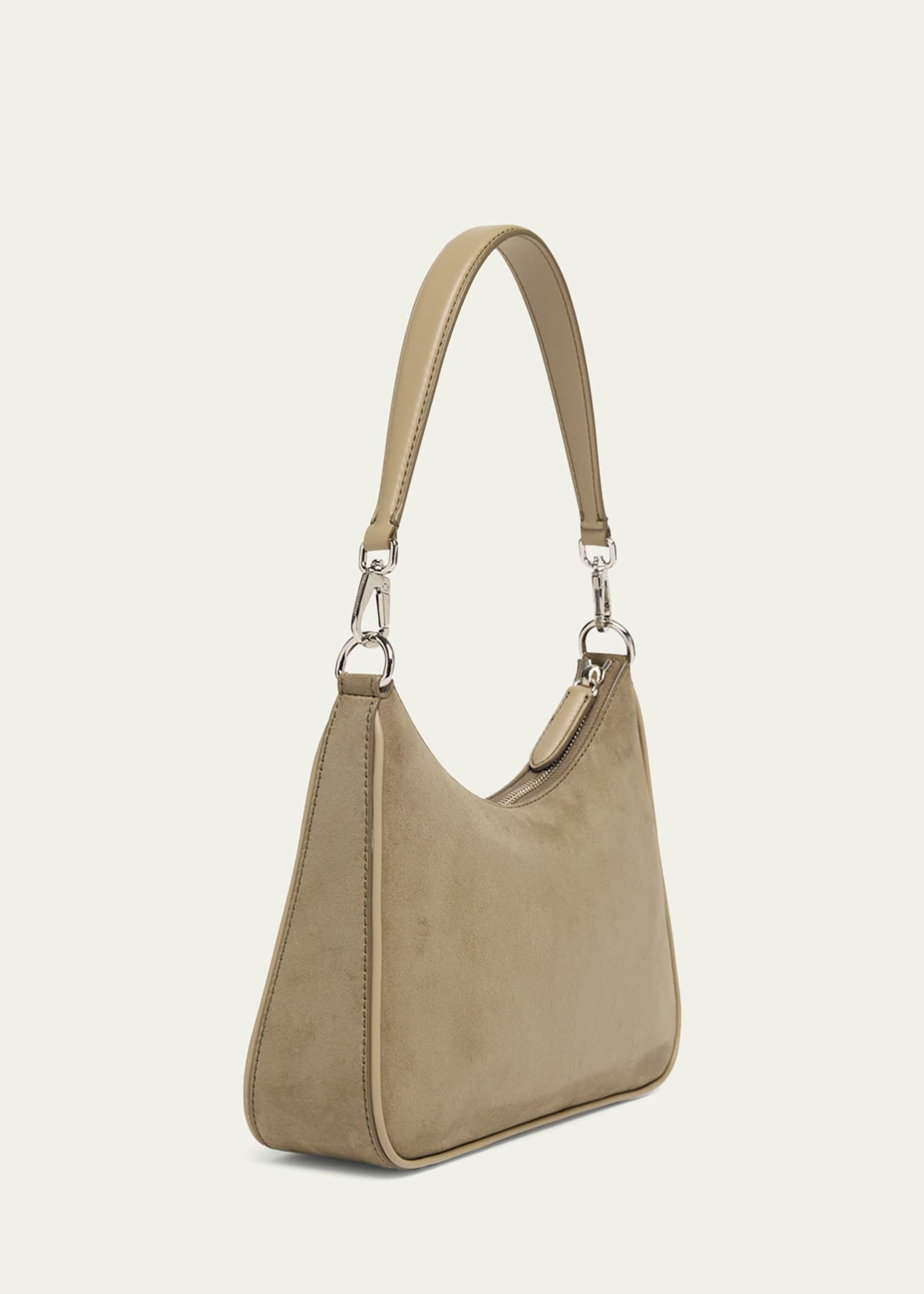 Stella McCartney Alter Suede Piped Hobo Bag Image 3 of 6