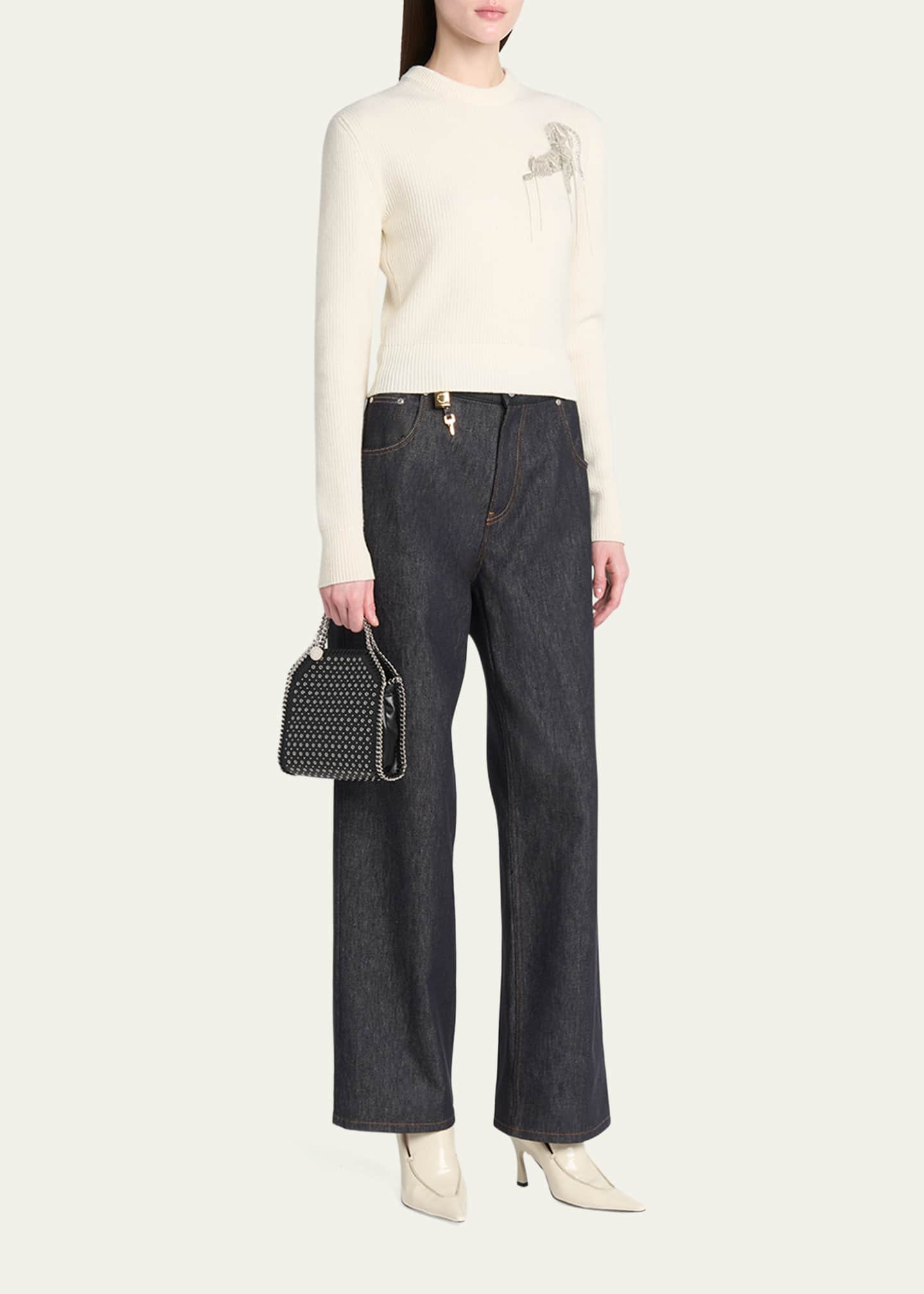Stella McCartney Falabella Tiny Eyelet Alter Mat Bag Image 5 of 6