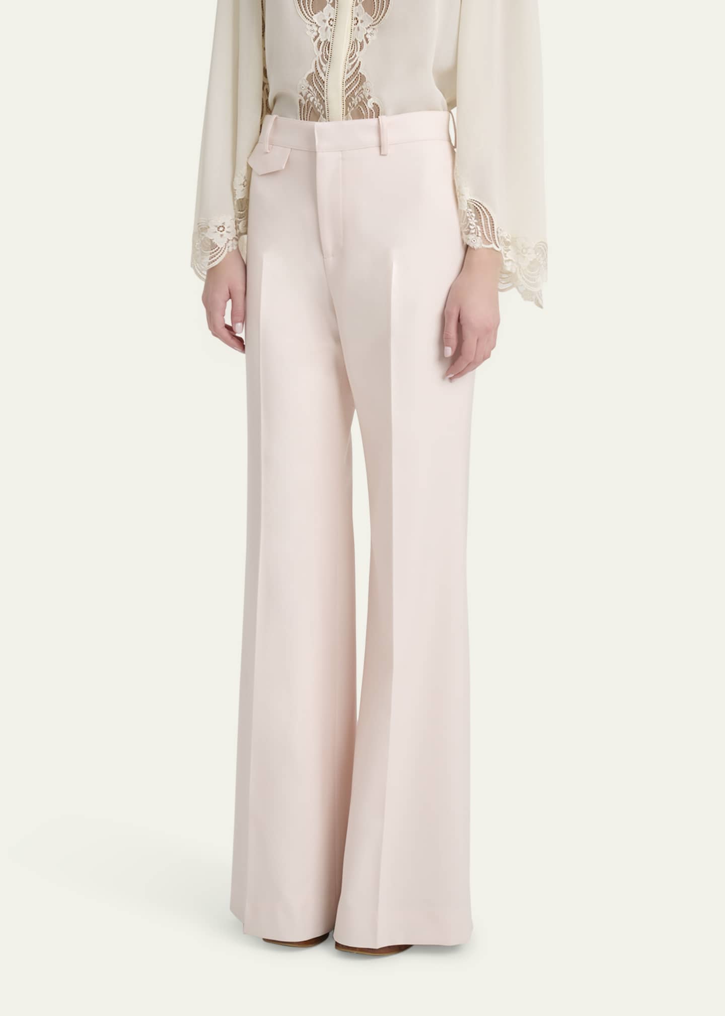 Chloe High-Rise Wide-Leg Suiting Trousers Image 4 of 5