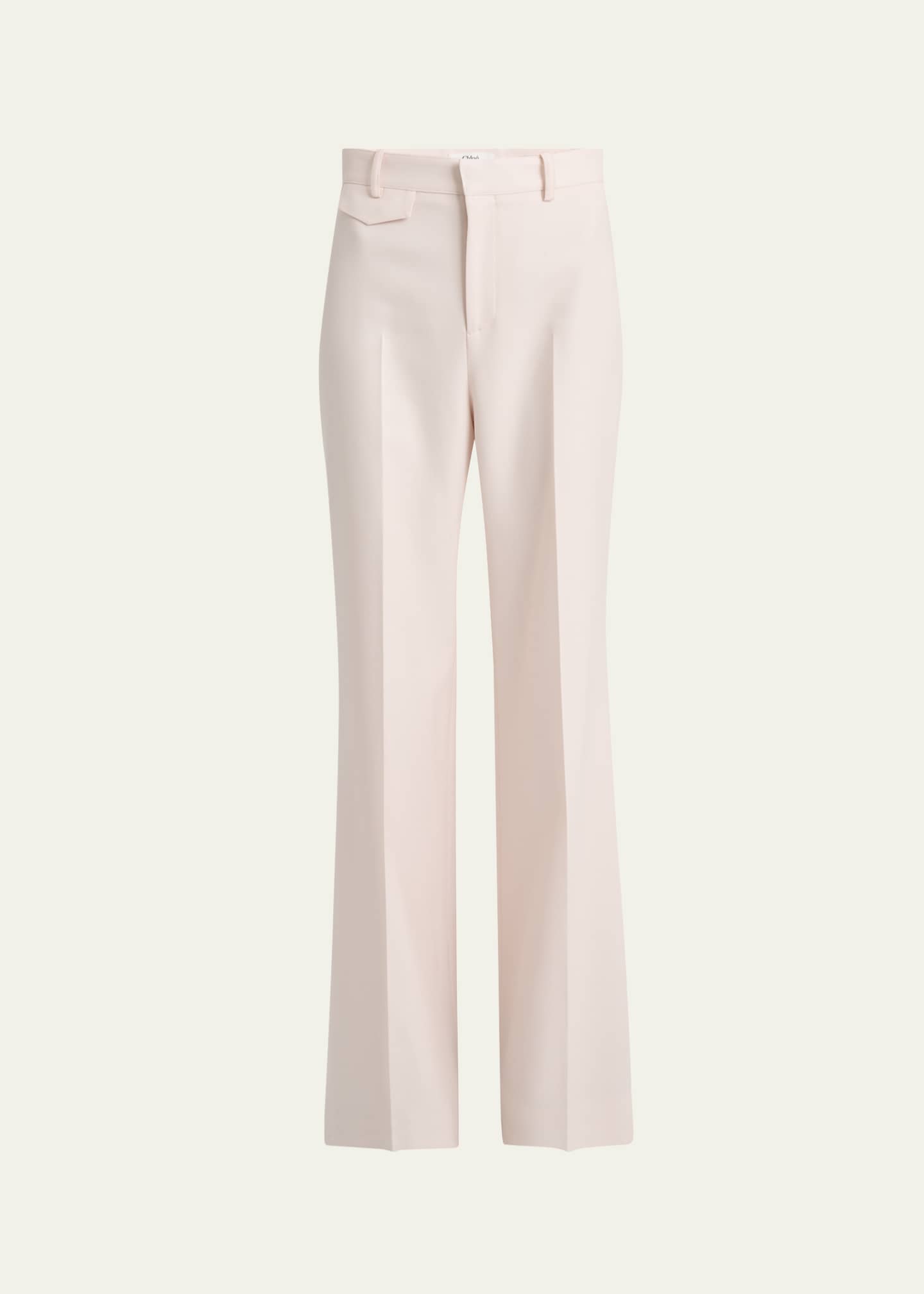 Chloe High-Rise Wide-Leg Suiting Trousers Image 1 of 5