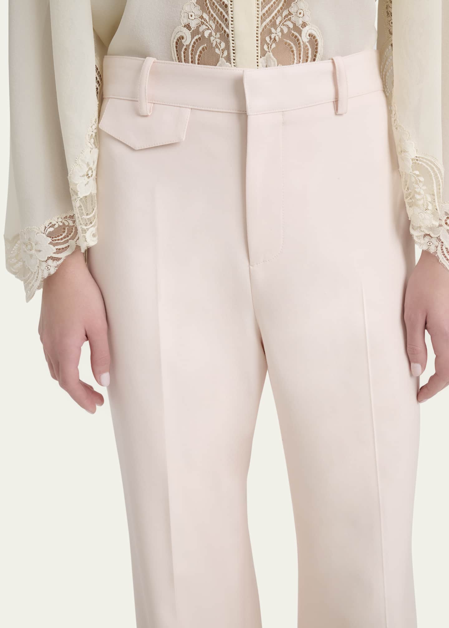 Chloe High-Rise Wide-Leg Suiting Trousers Image 5 of 5