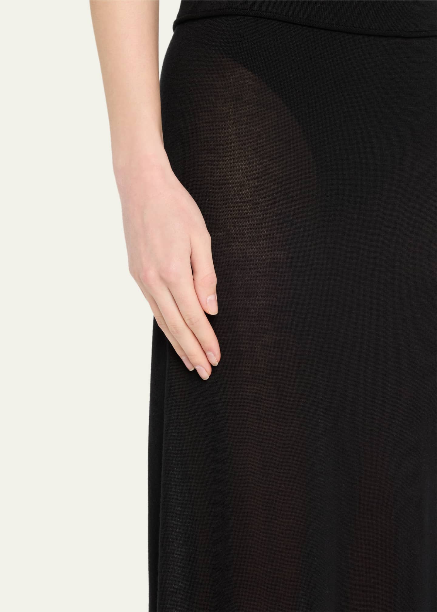 Toteme Sheer Knit Maxi Skirt Image 5 of 5