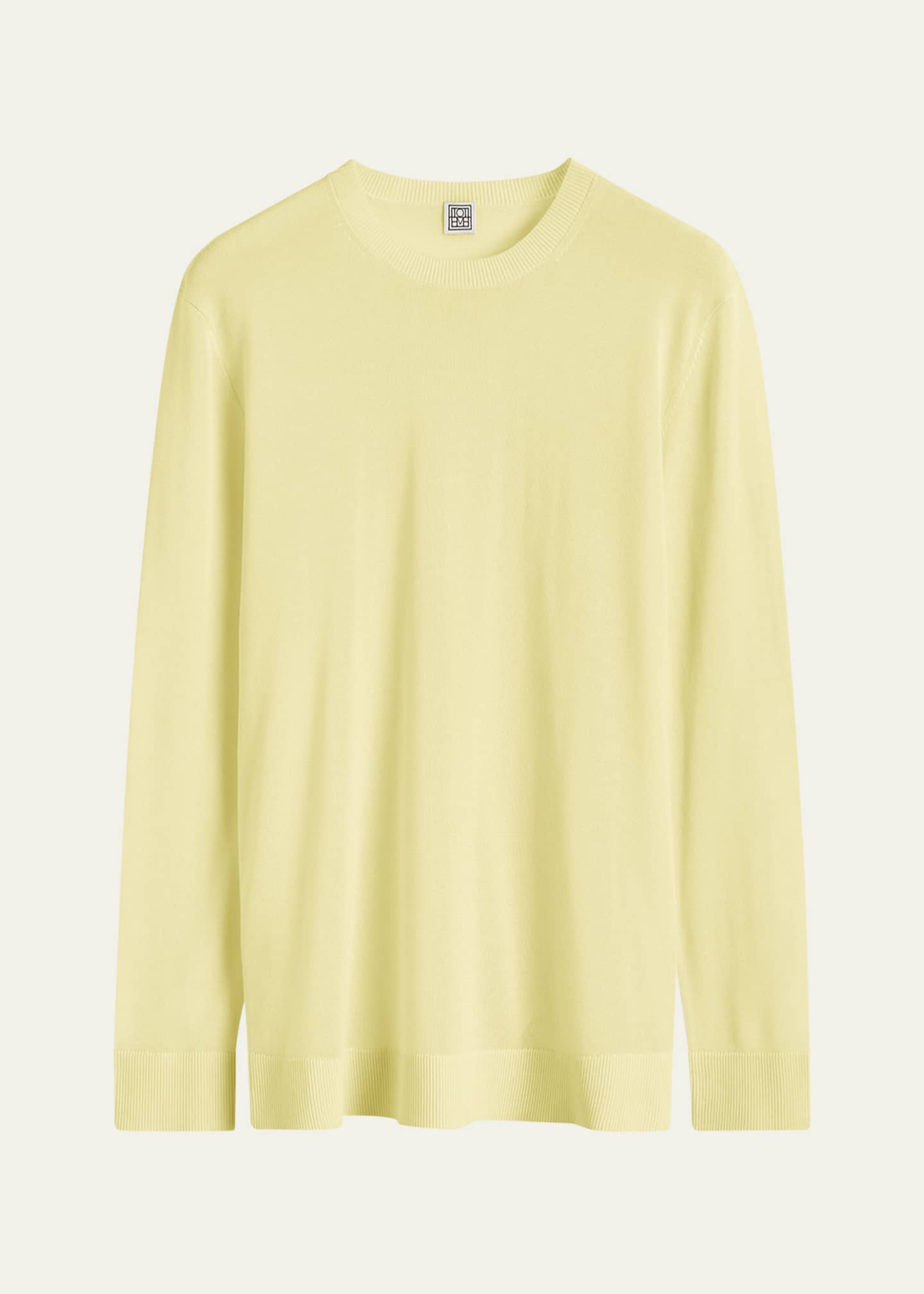 Toteme Long-Sleeve Cashmere Oversized Sweater