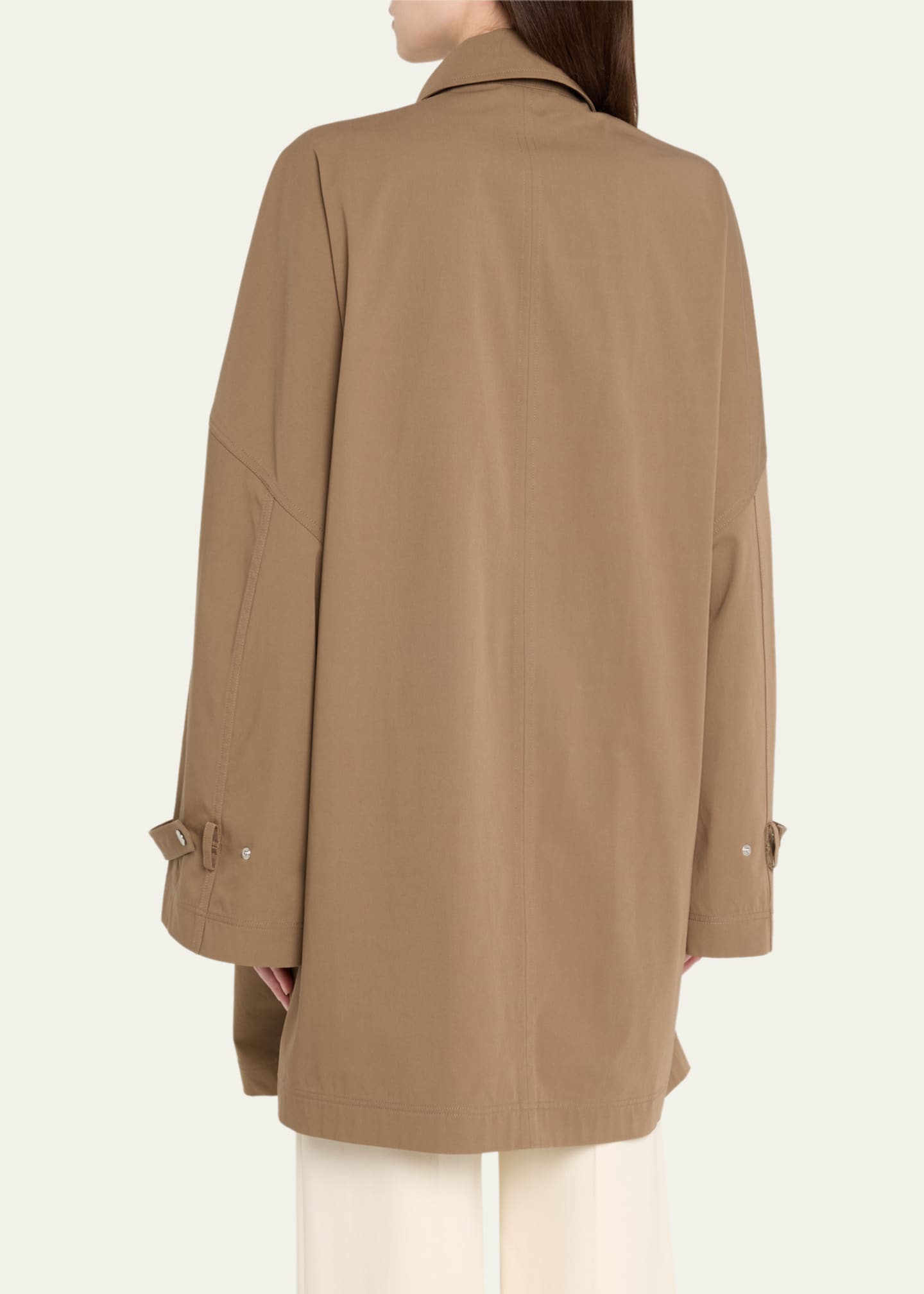 トレンチコート Toteme Oversized trench coat Toteme Oversized Trench Jacket, Hazel – Kick Pleat