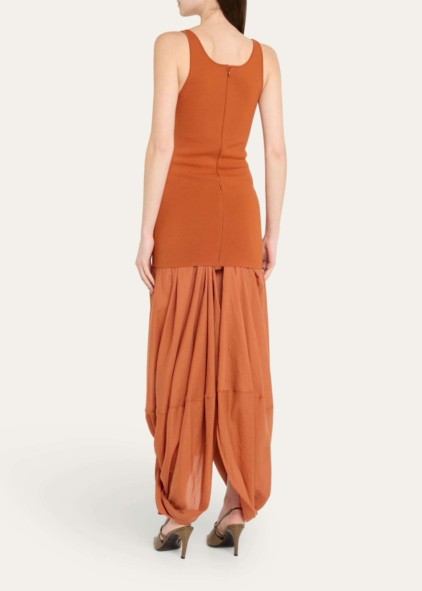 Toteme Draped Cocoon Maxi Tank Dress Image 3 of 5