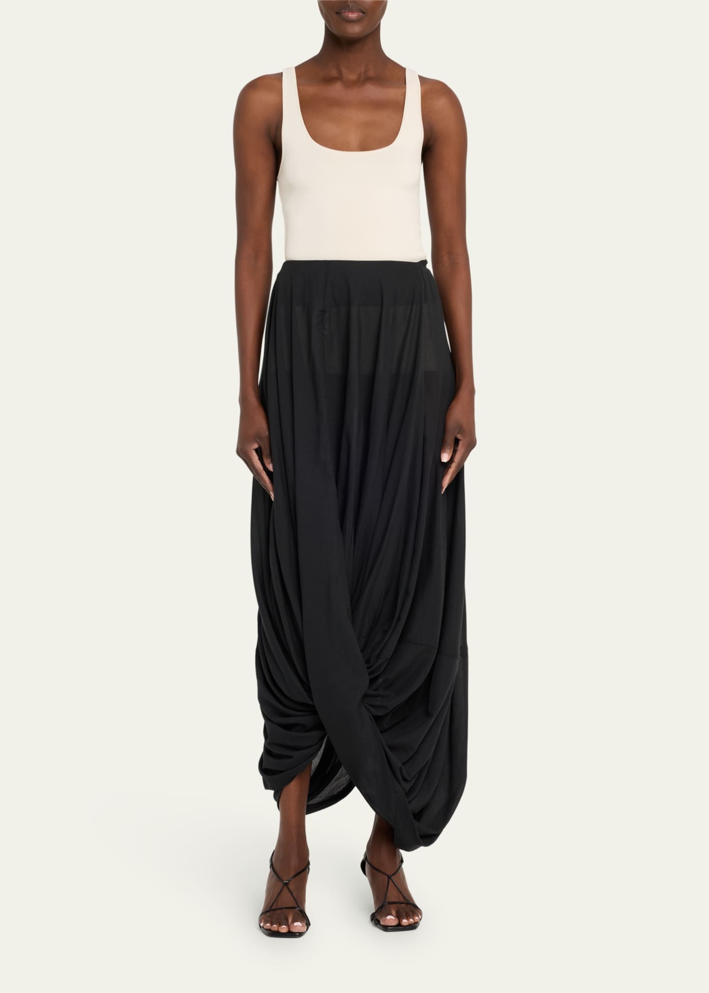 Toteme Draped Cocoon Maxi Skirt Image 2 of 5
