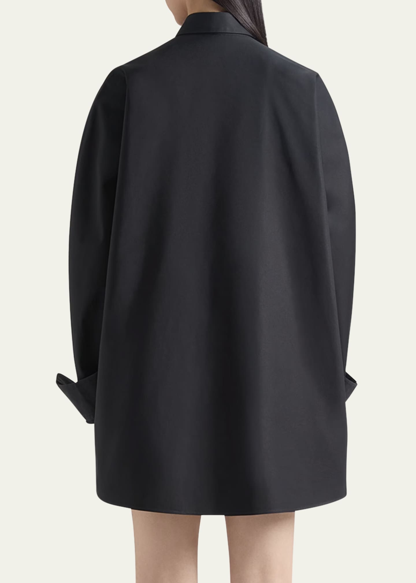 Givenchy Oversized Button-Down Cocoon Shirt Image 3 of 5
