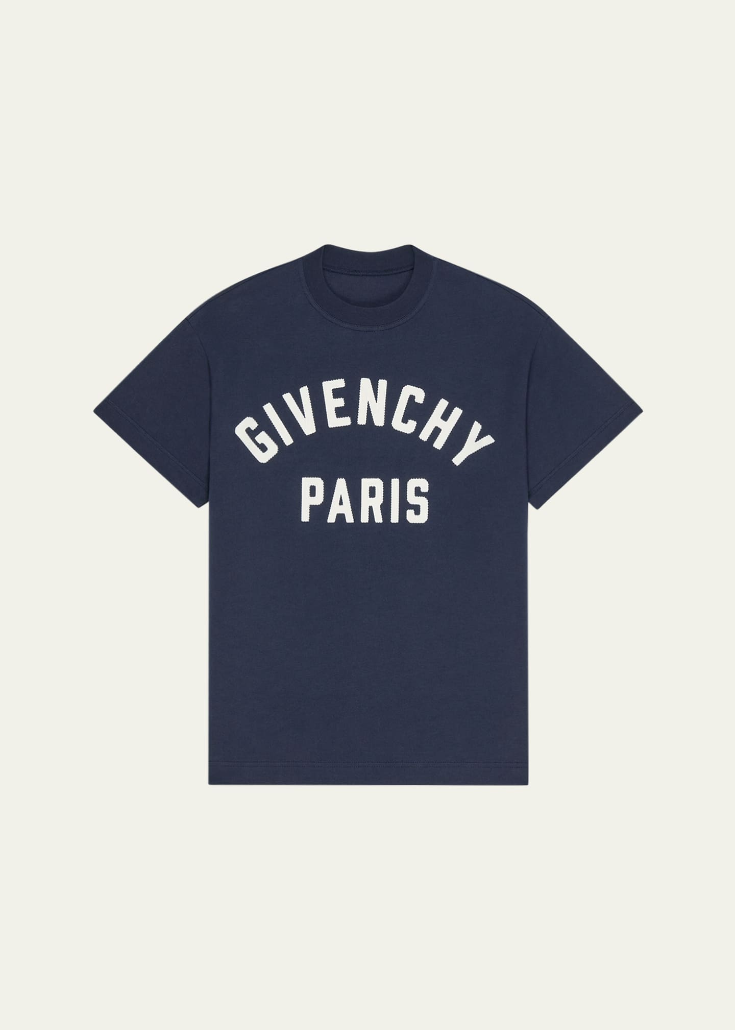 【送料&関税込】Givenchy Top With Logo-shaped AppliquAC Givenchy Logo Applique Boxy T-Shirt - Bergdorf Goodman