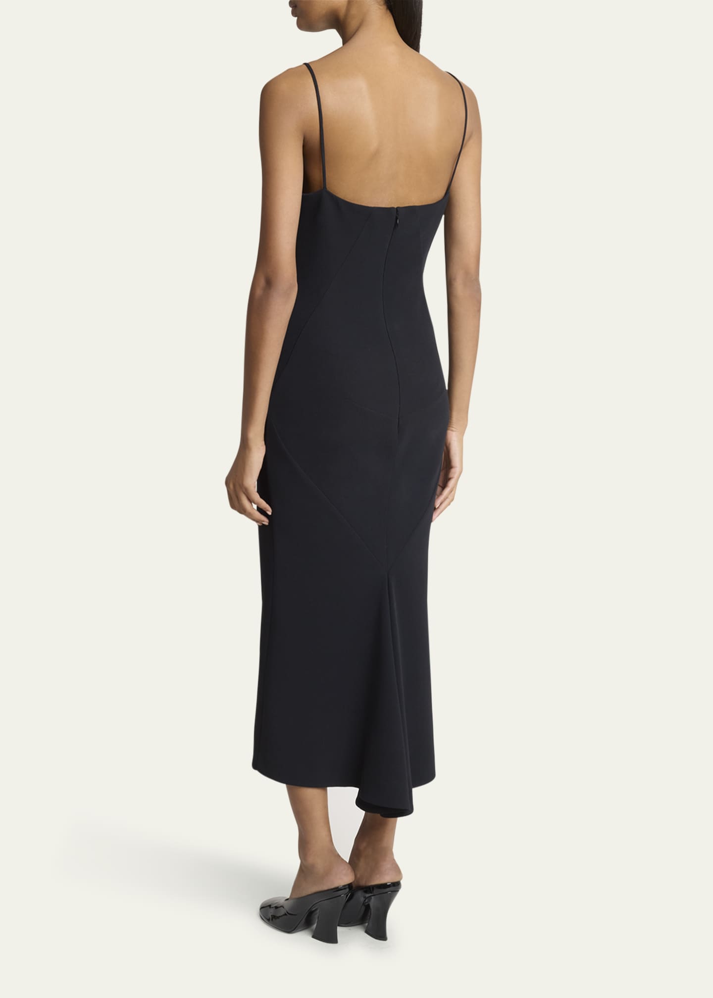Givenchy Square-Neck Sleeveless Midi Dress - Bergdorf Goodman