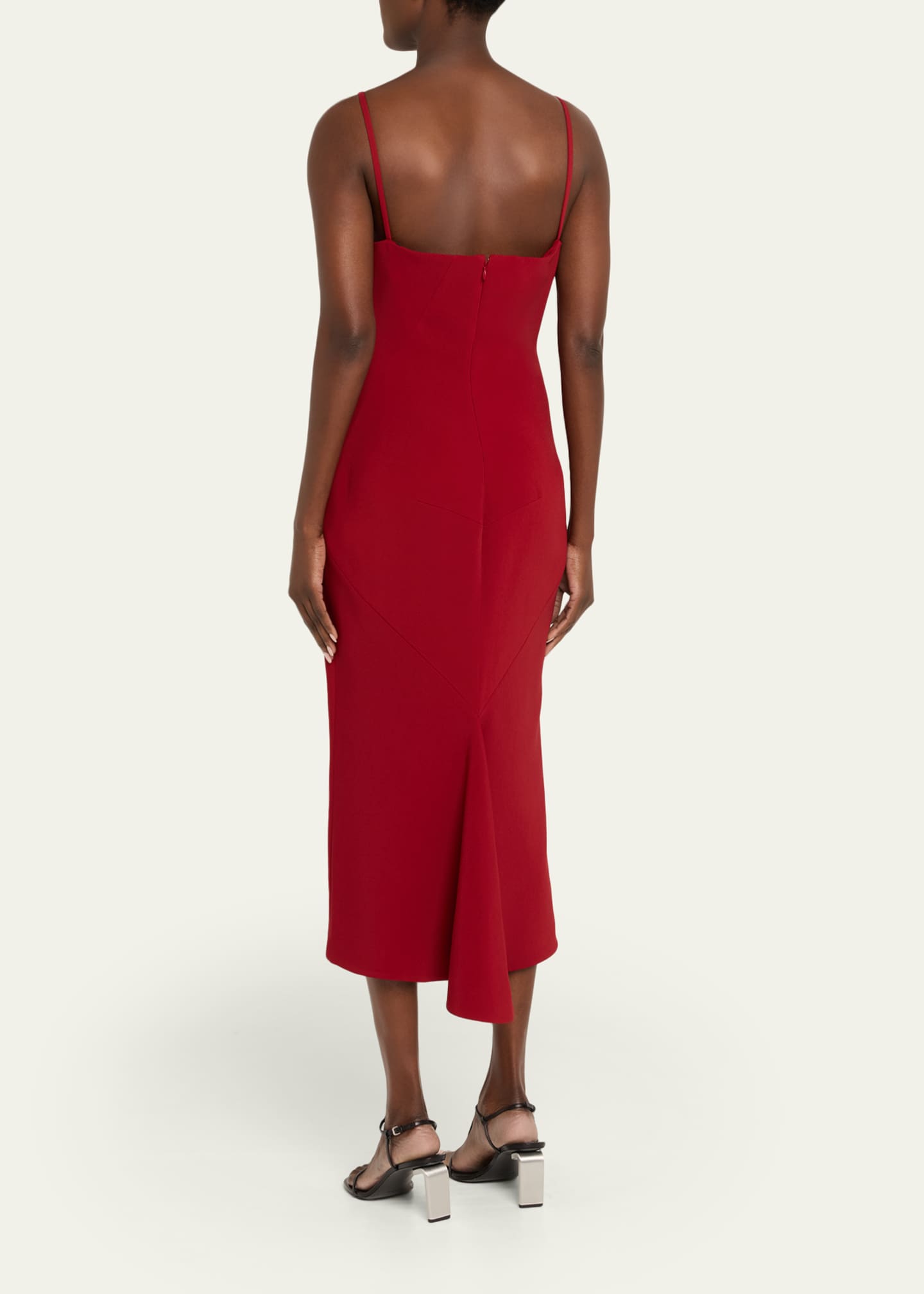 Givenchy Square-Neck Sleeveless Midi Dress - Bergdorf Goodman