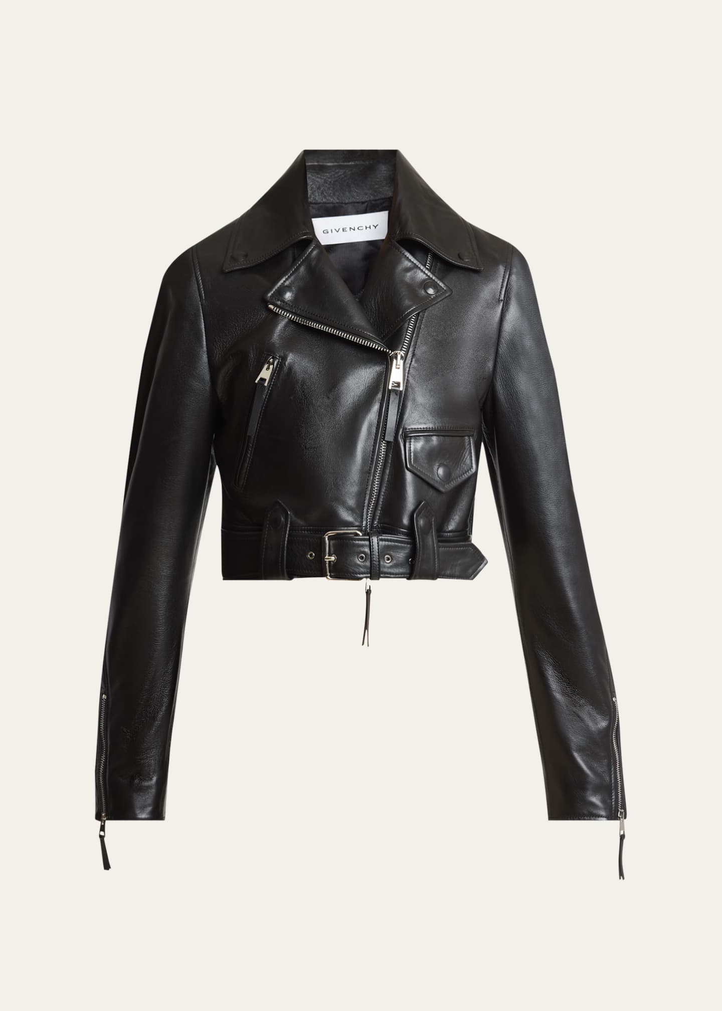 Givenchy Leather Cocoon Biker Jacket Image 1 of 5