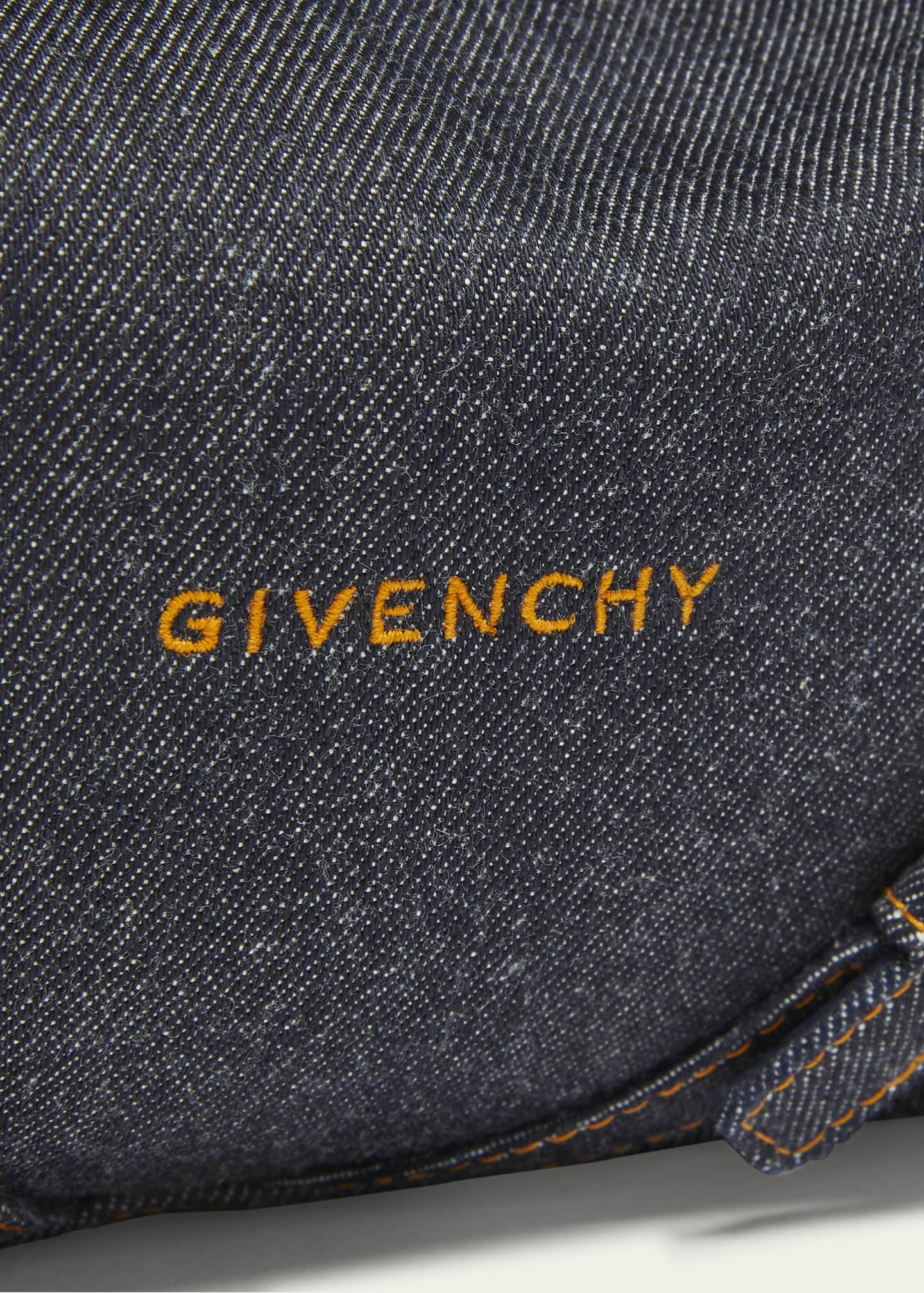 Givenchy Voyou Medium Shoulder Bag in Denim Image 4 of 4