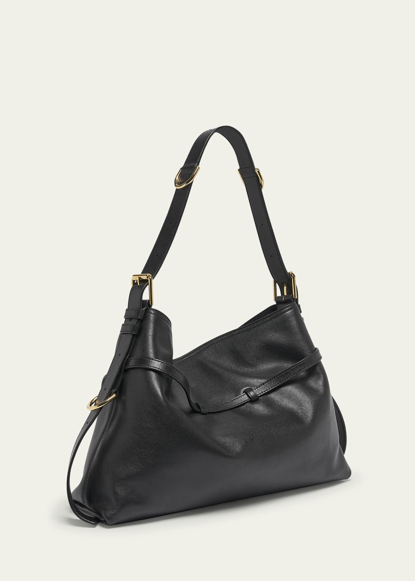 Givenchy Voyou Medium Shoulder Bag in Shiny Leather Image 2 of 4