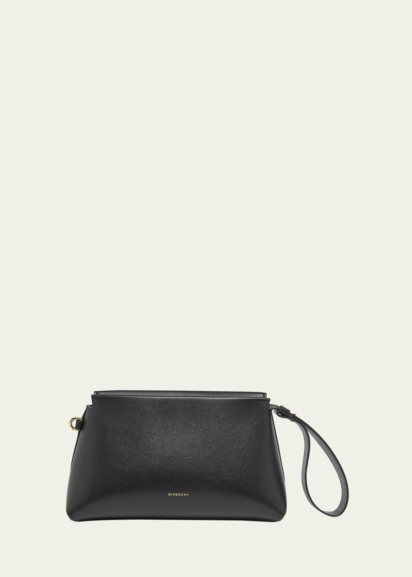 Givenchy Day Wristlet Pouch Bag in Grain Leather Image 1 of 4