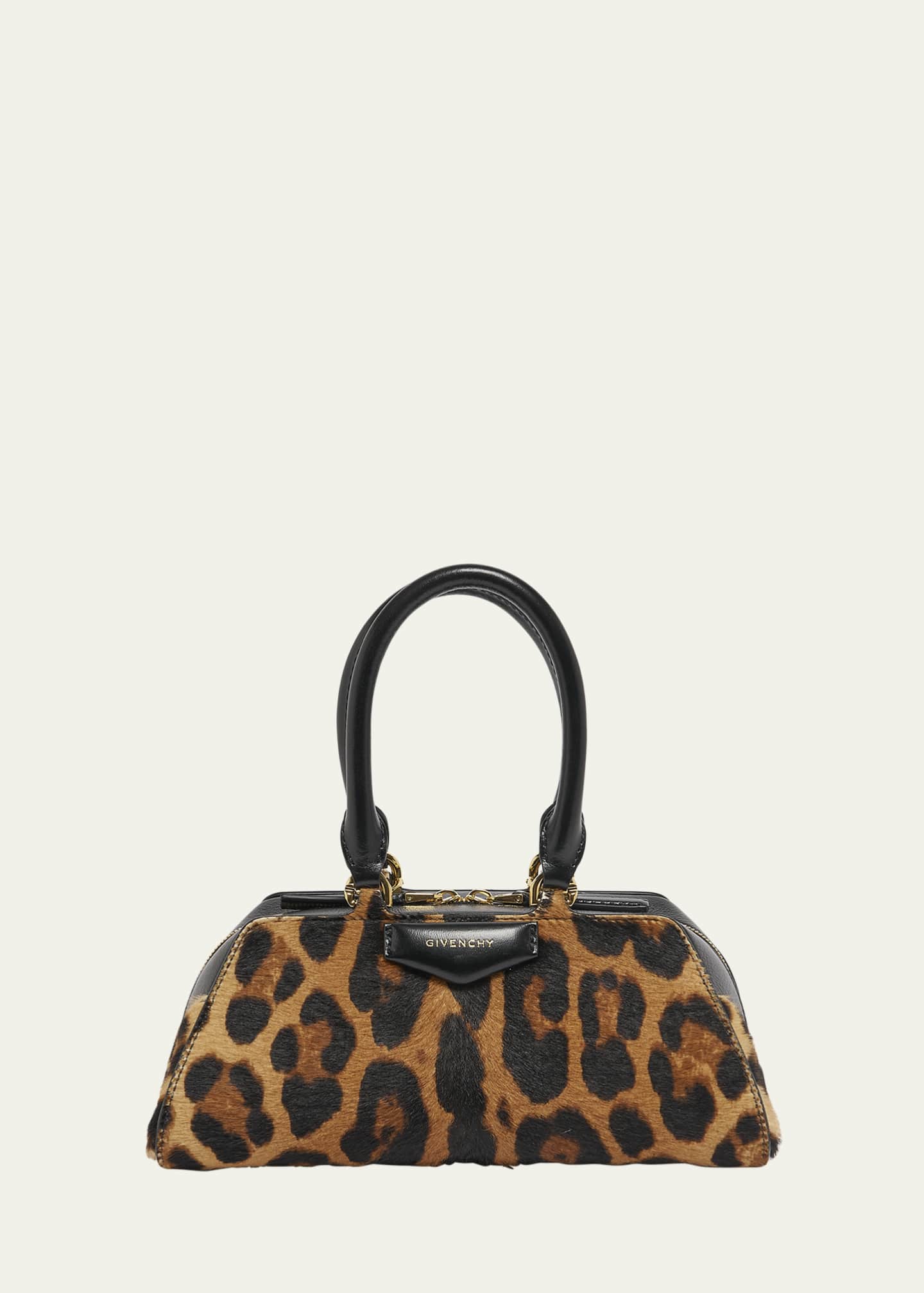 Givenchy Antigona East-West Mini Calf Hair Top-Handle Bag Image 1 of 4