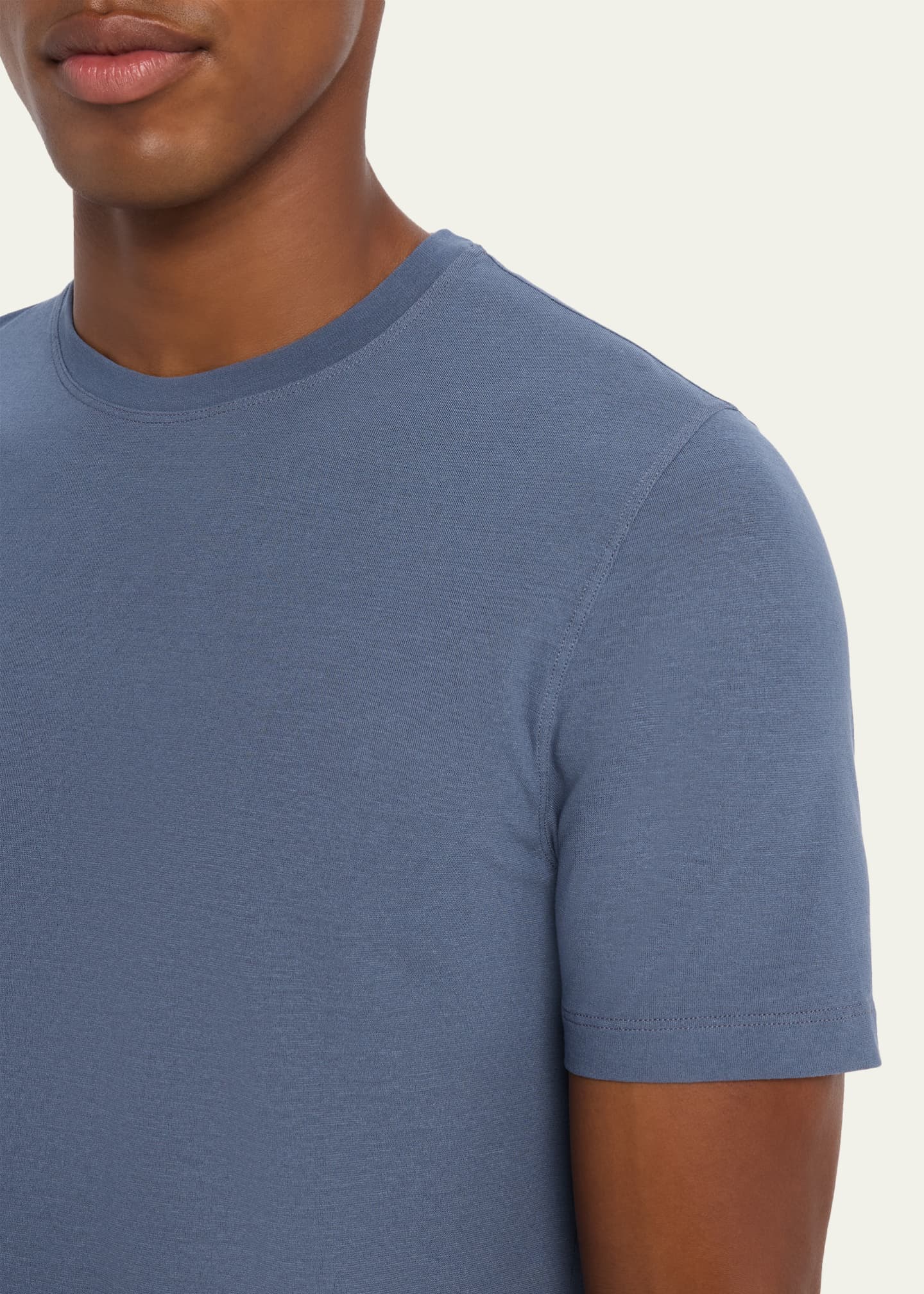 Zanone Men's Short-Sleeve IceCotton T-Shirt Image 5 of 5