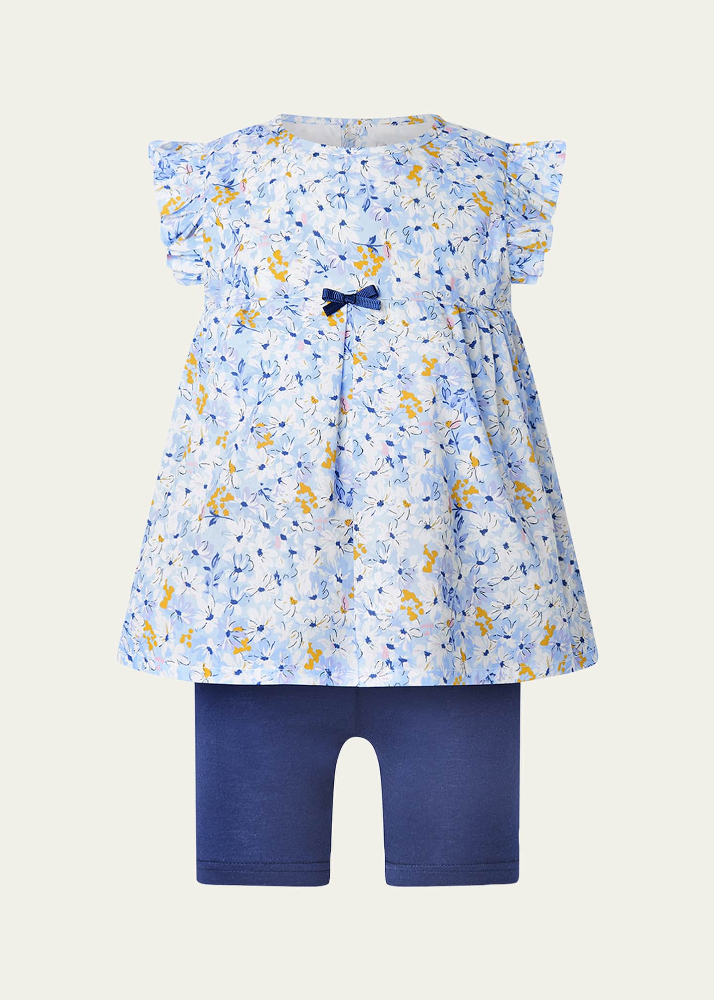 Rachel Riley Girl's Daisy Top & Shorts Set, Size 2-10 Image 1 of 2