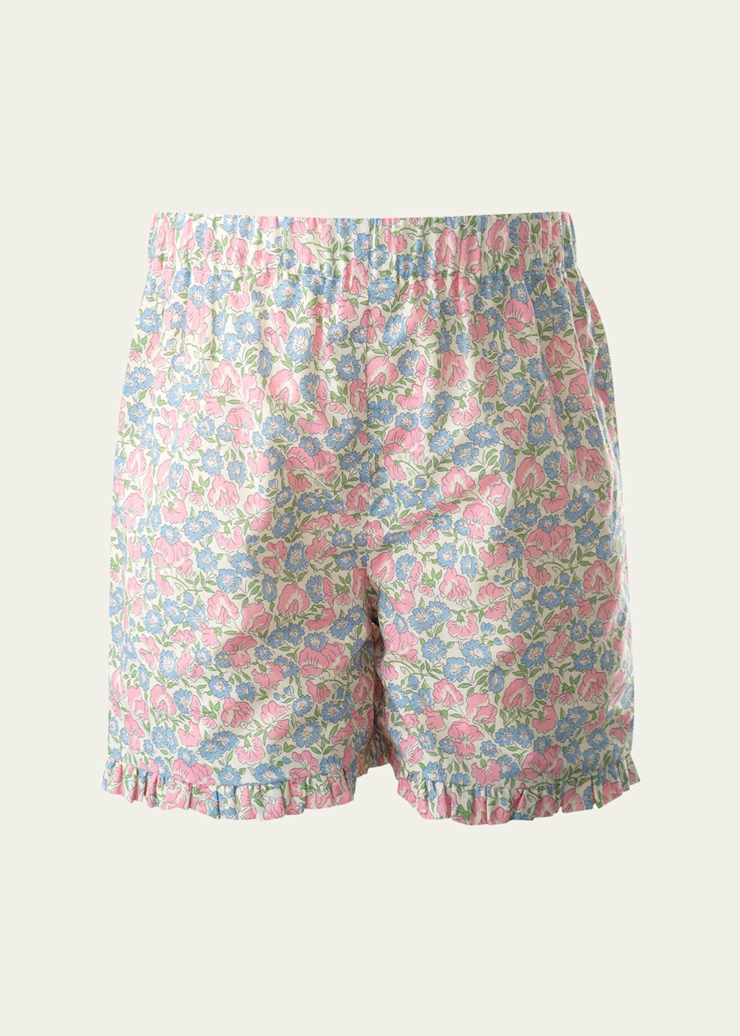 Rachel Riley Girl's Pastel Floral Top and Shorts Set, Size 2-10 Image 5 of 5