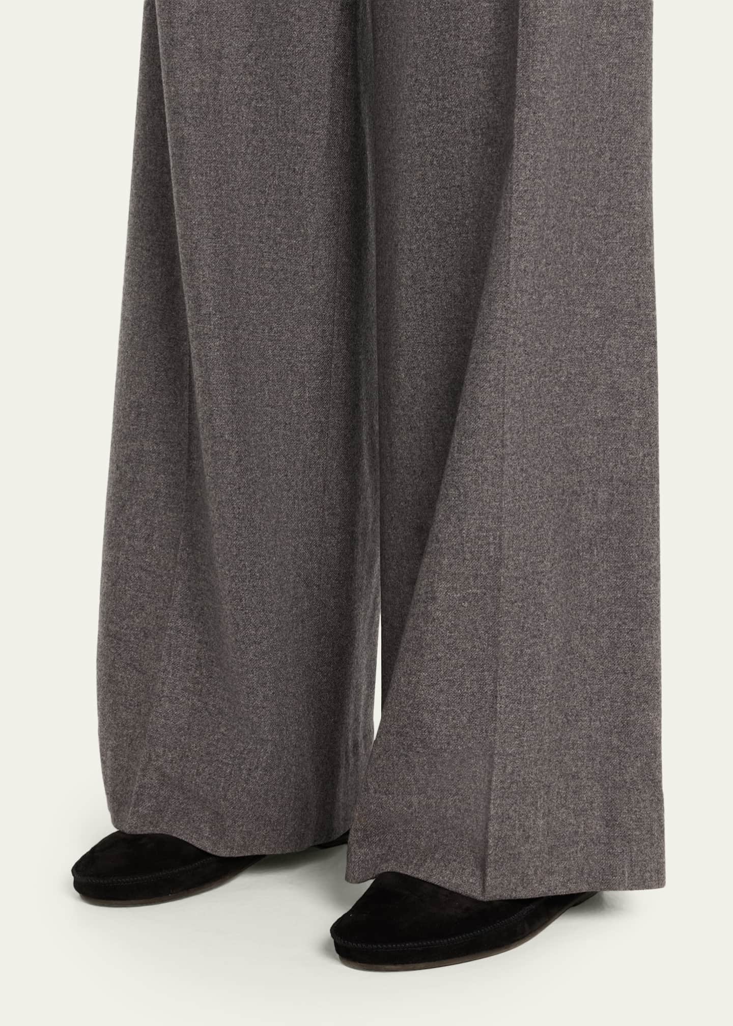 THE ROW Tyler Suede Moccasin Loafers - Bergdorf Goodman