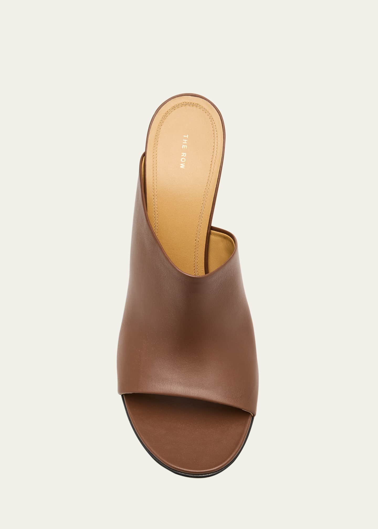 THE ROW Signum Leather Mules Image 6 of 6