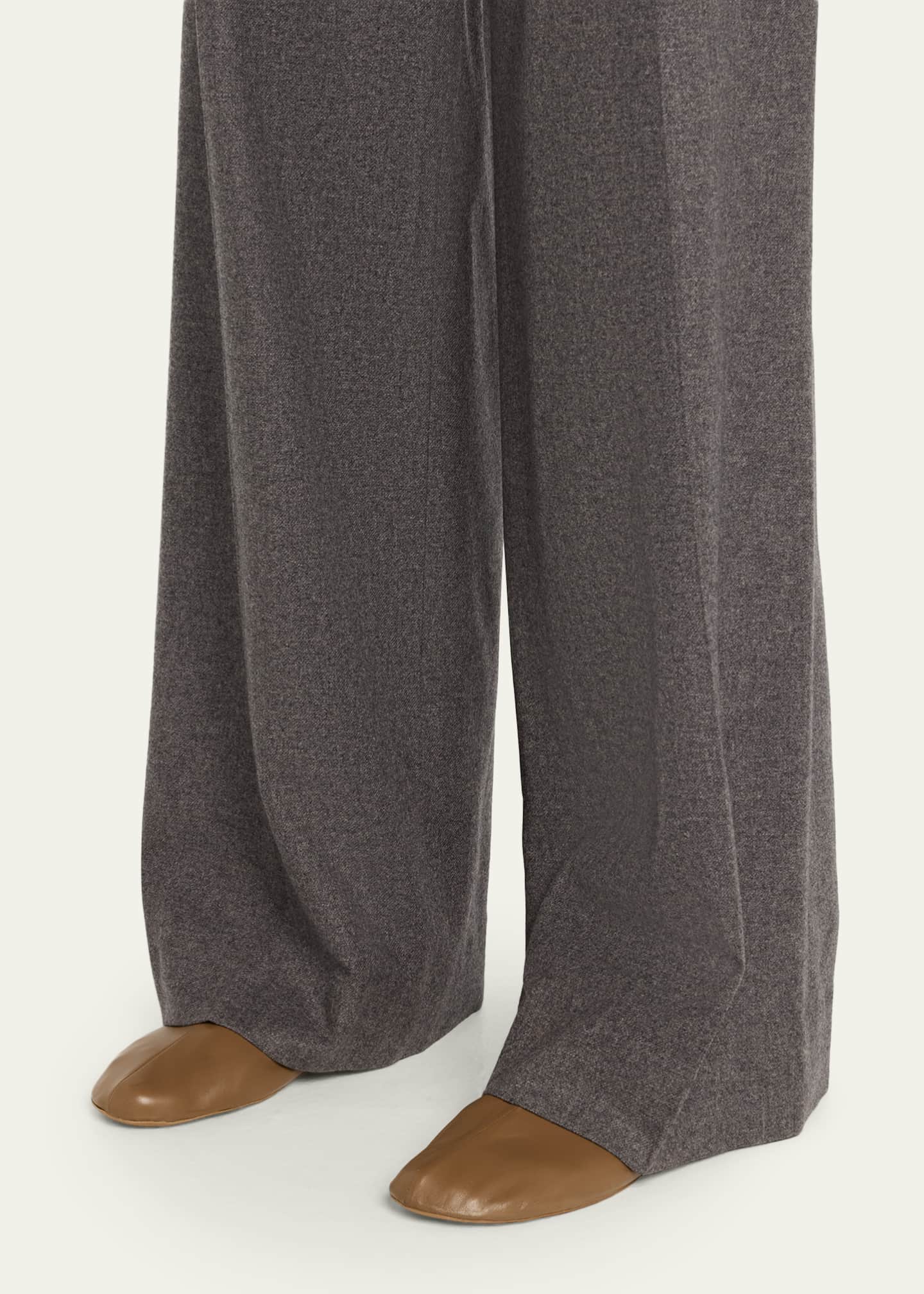 THE ROW Stella Lambskin Ballerina Slippers - Bergdorf Goodman