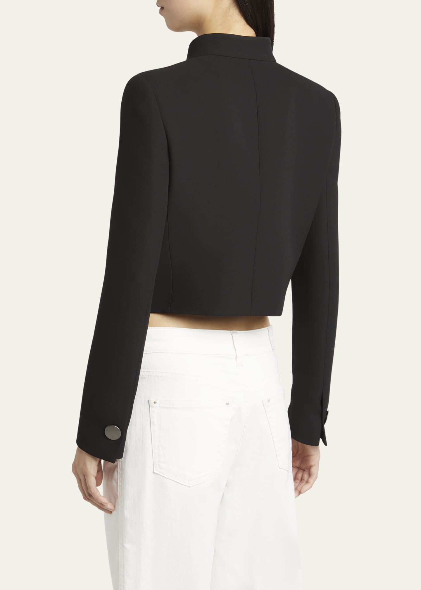 Giorgio Armani Double-Breasted Short Jacket Image 3 of 5