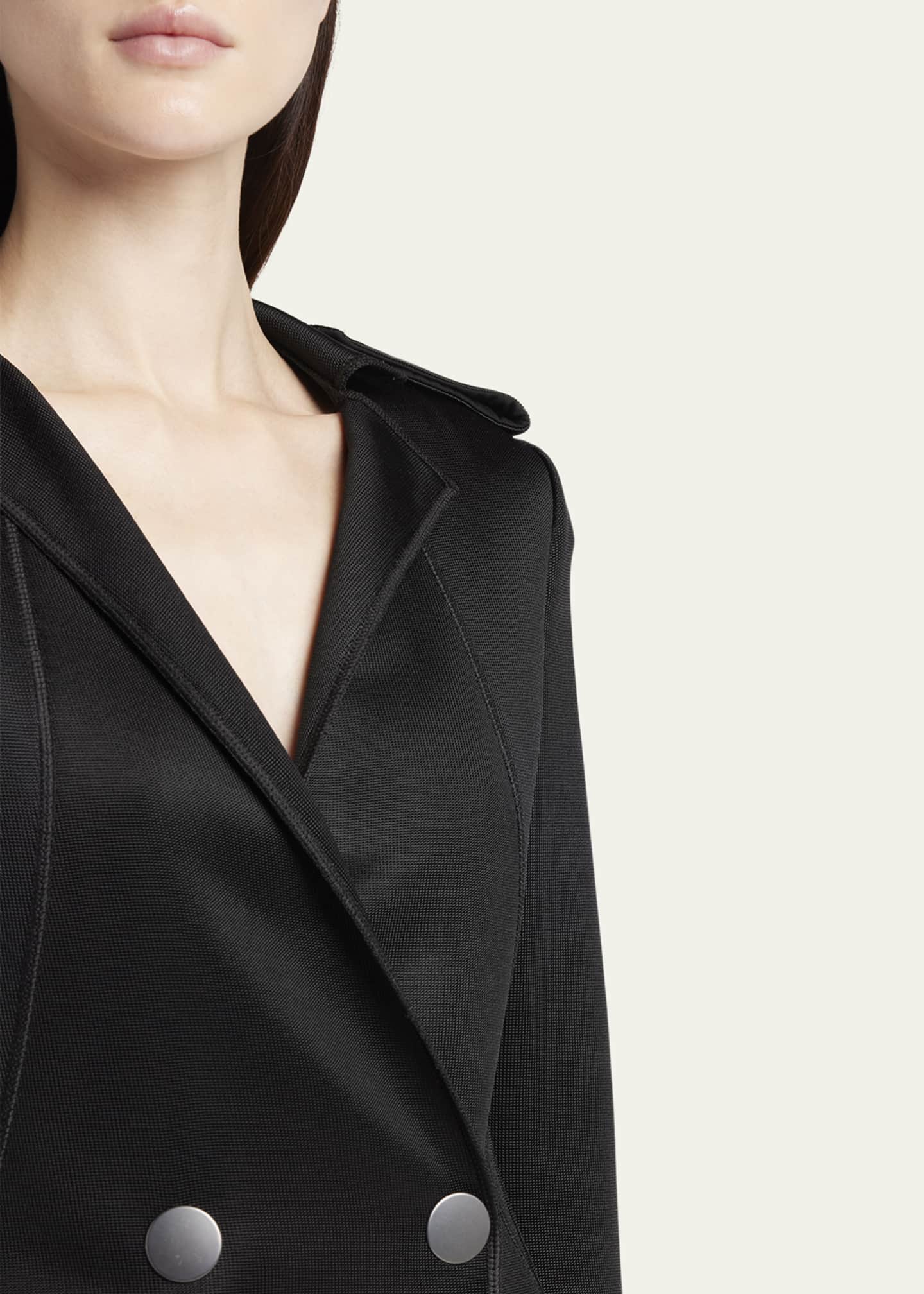 Giorgio Armani Double-Breasted Viscose Jersey Blazer Image 5 of 5