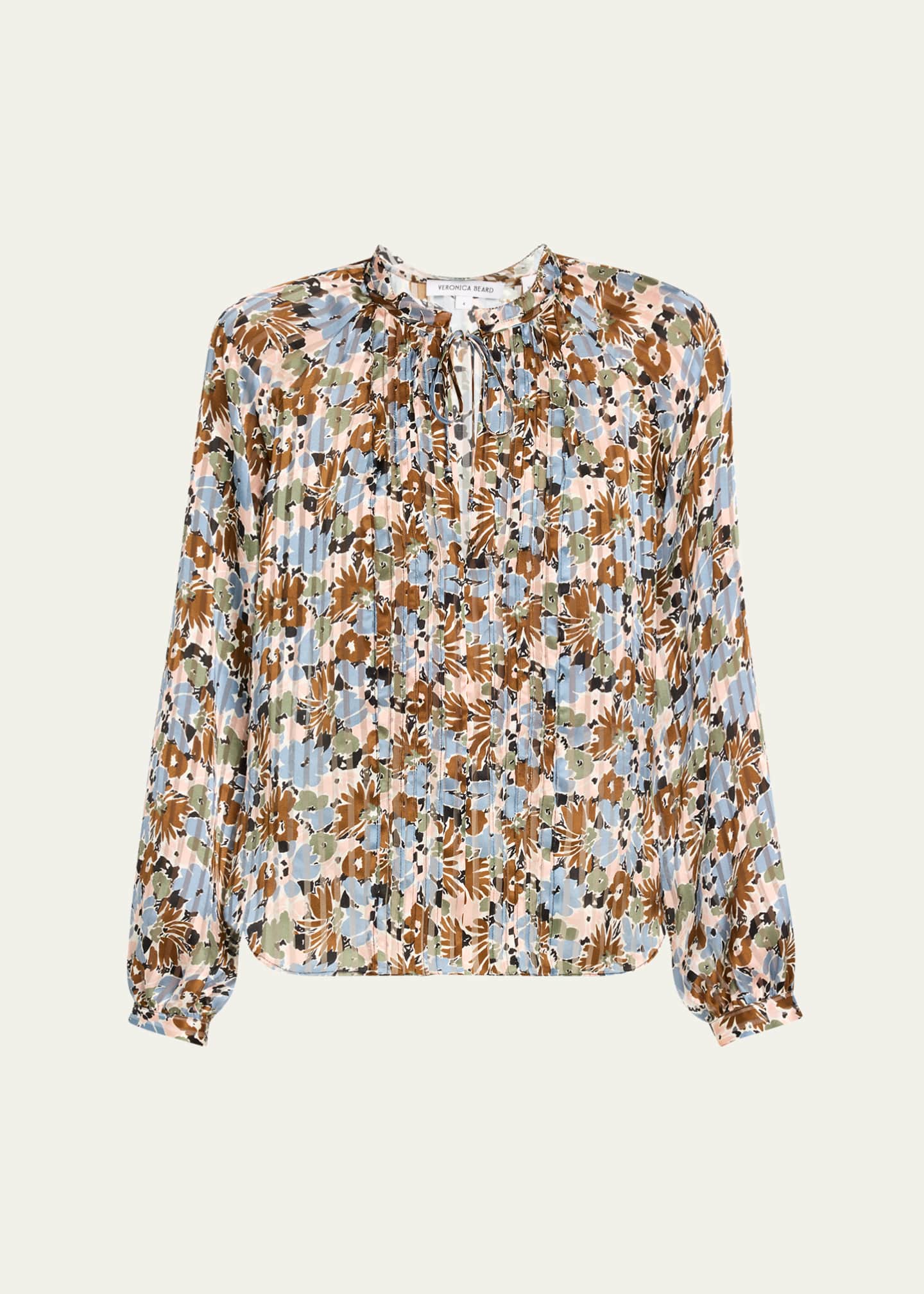 Linds Floral Silk Blouse