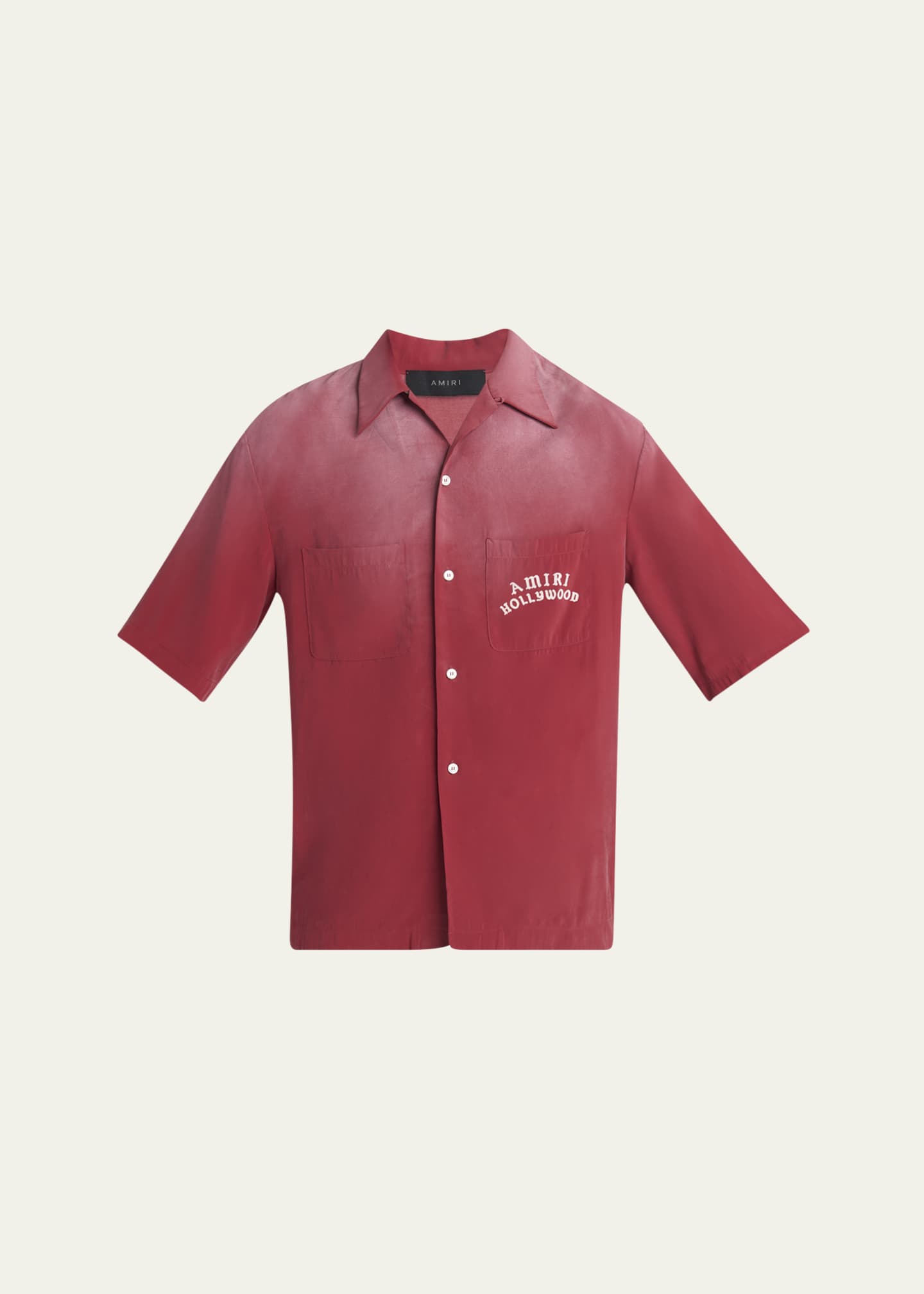 Amiri Men's Hollywood Logo Bowling Shirt - Bergdorf Goodman
