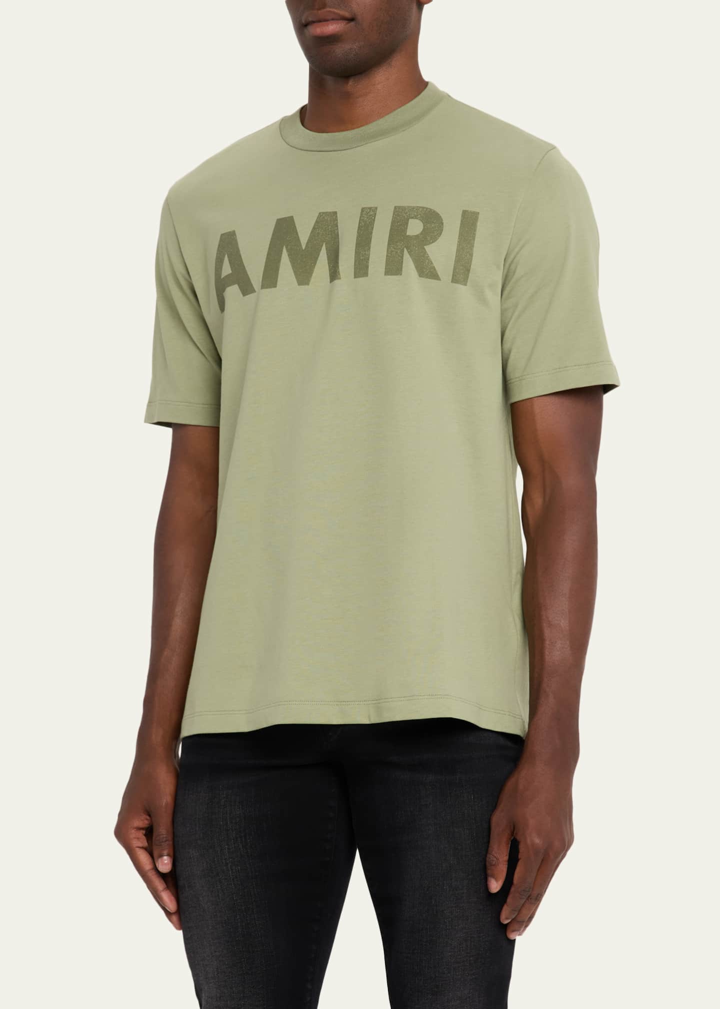 Amiri Men's Stencil Logo Graphic T-Shirt Image 4 of 5