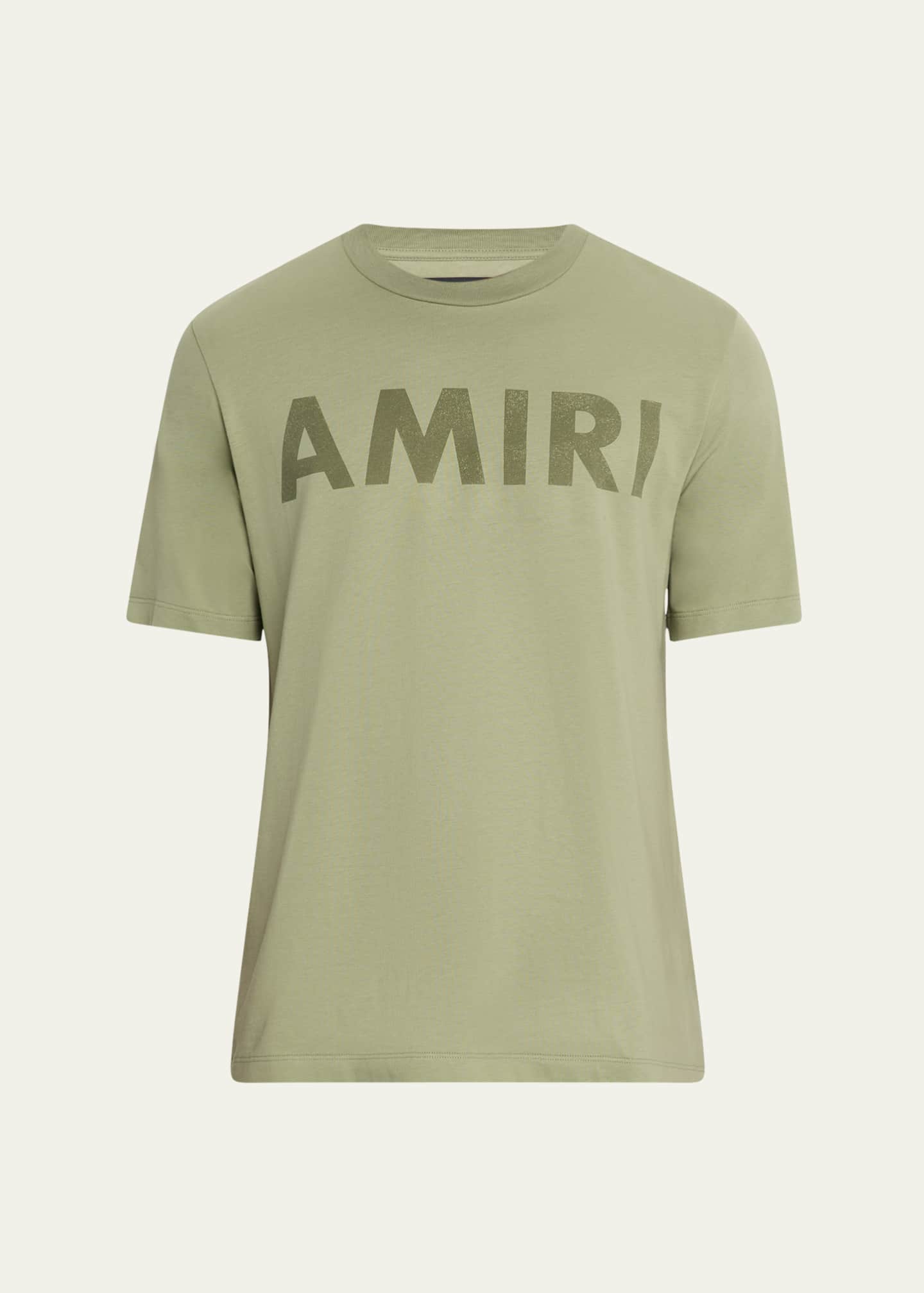 Amiri Men's Stencil Logo Graphic T-Shirt Image 1 of 5
