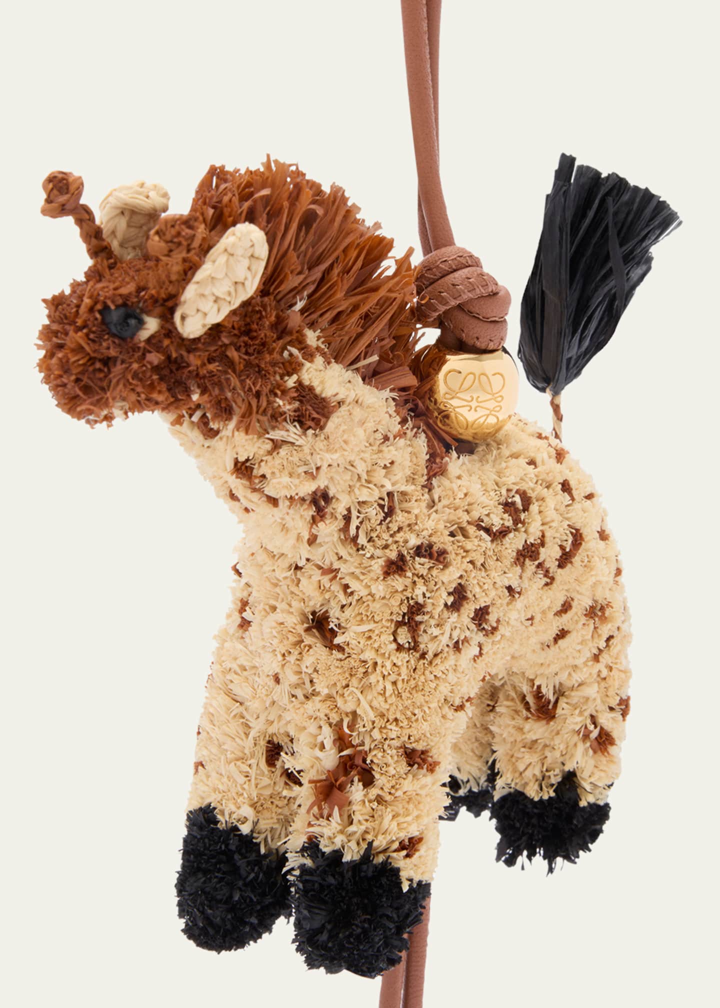 Loewe x Paula’s Ibiza Giraffe Charm in Raffia Image 2 of 2