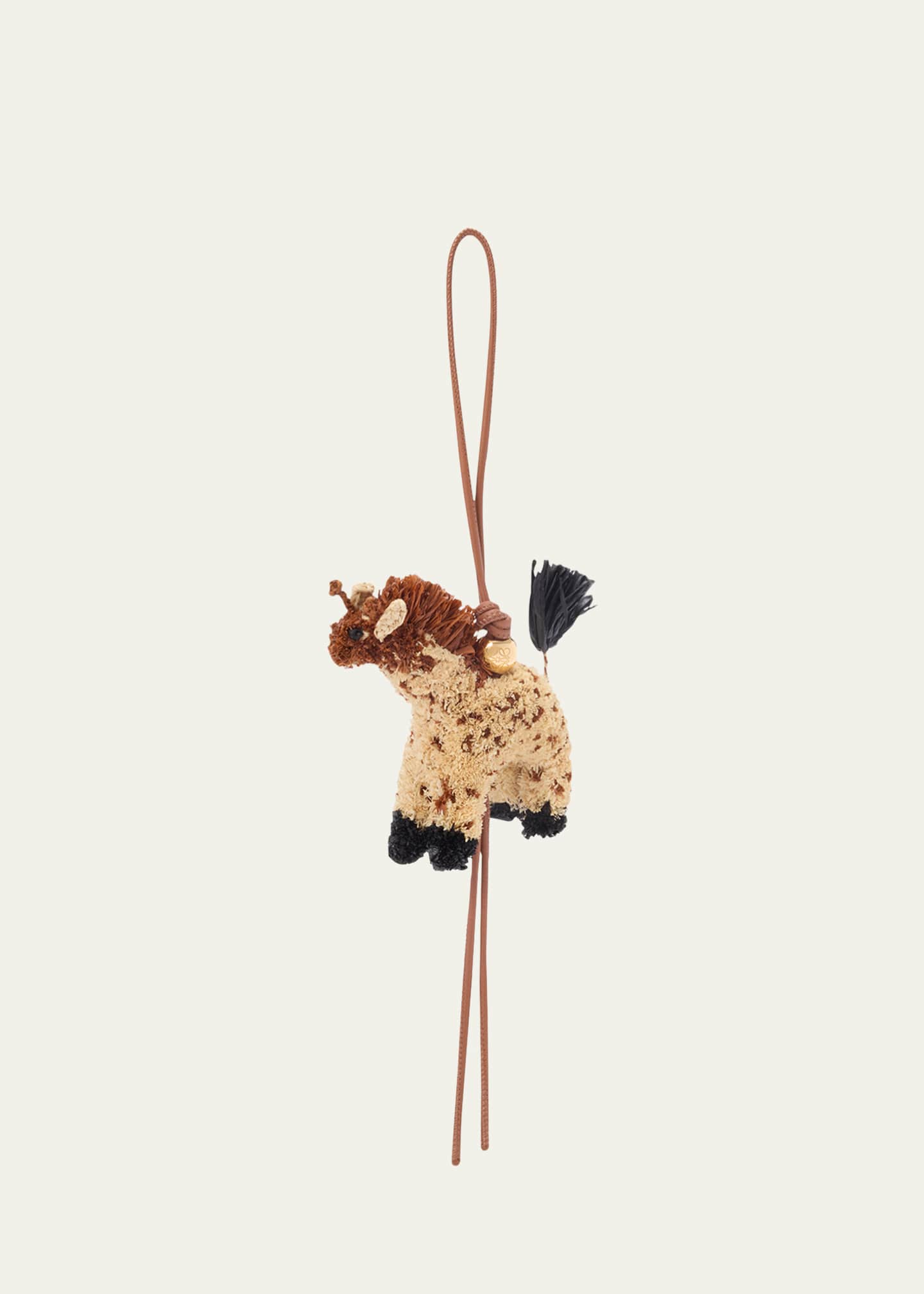 Loewe x Paula’s Ibiza Giraffe Charm in Raffia Image 1 of 2
