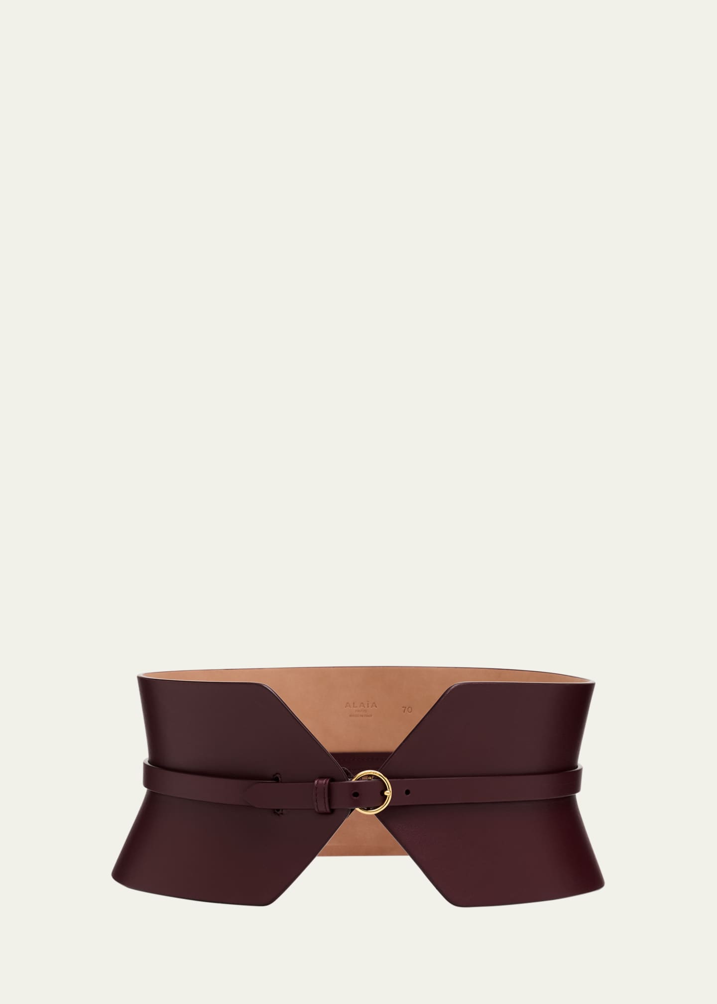ALAIA Buckle Wide Bustier Belt Image 1 of 2