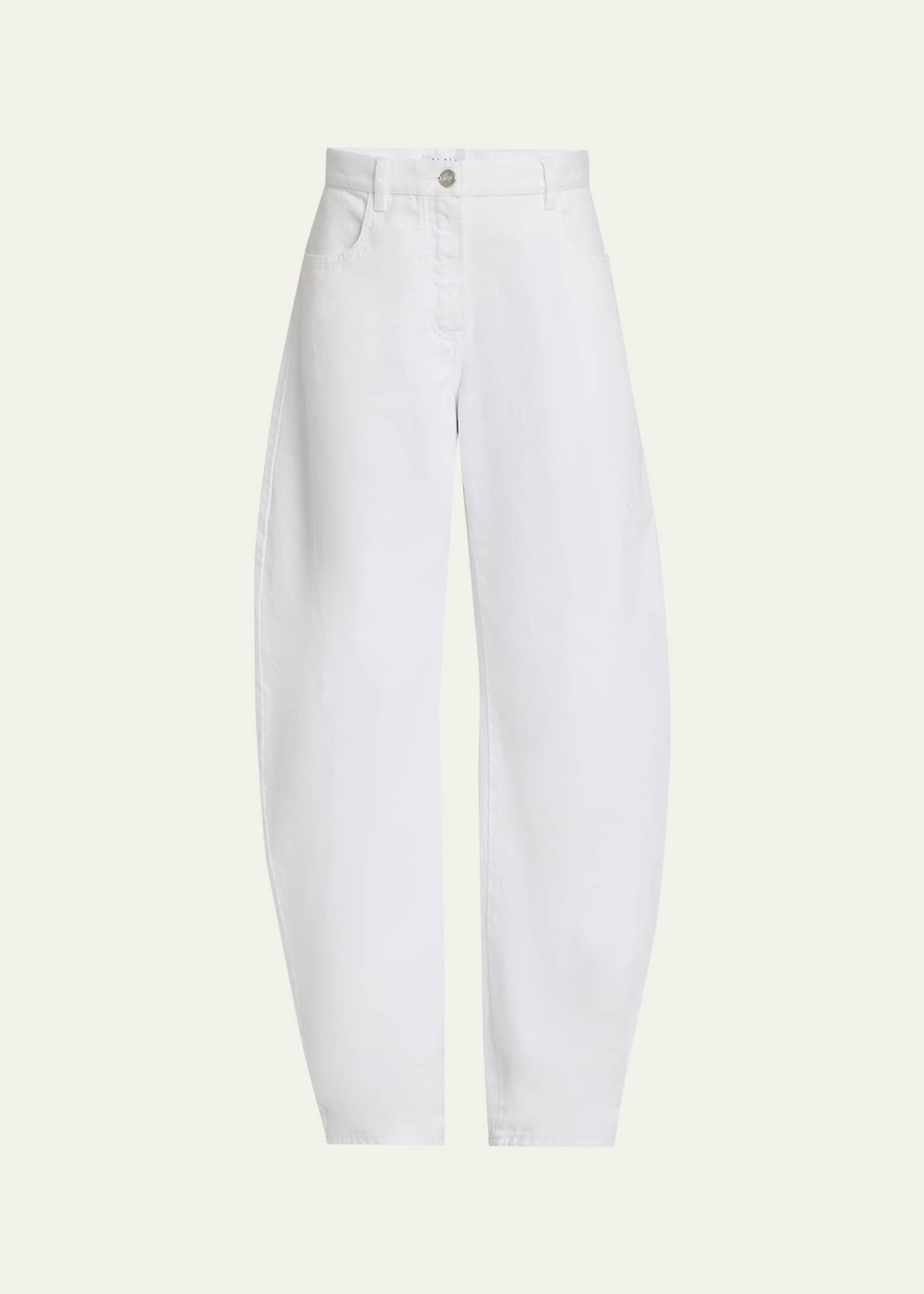 ALAIA Rounded High-Rise Jeans Image 1 of 5