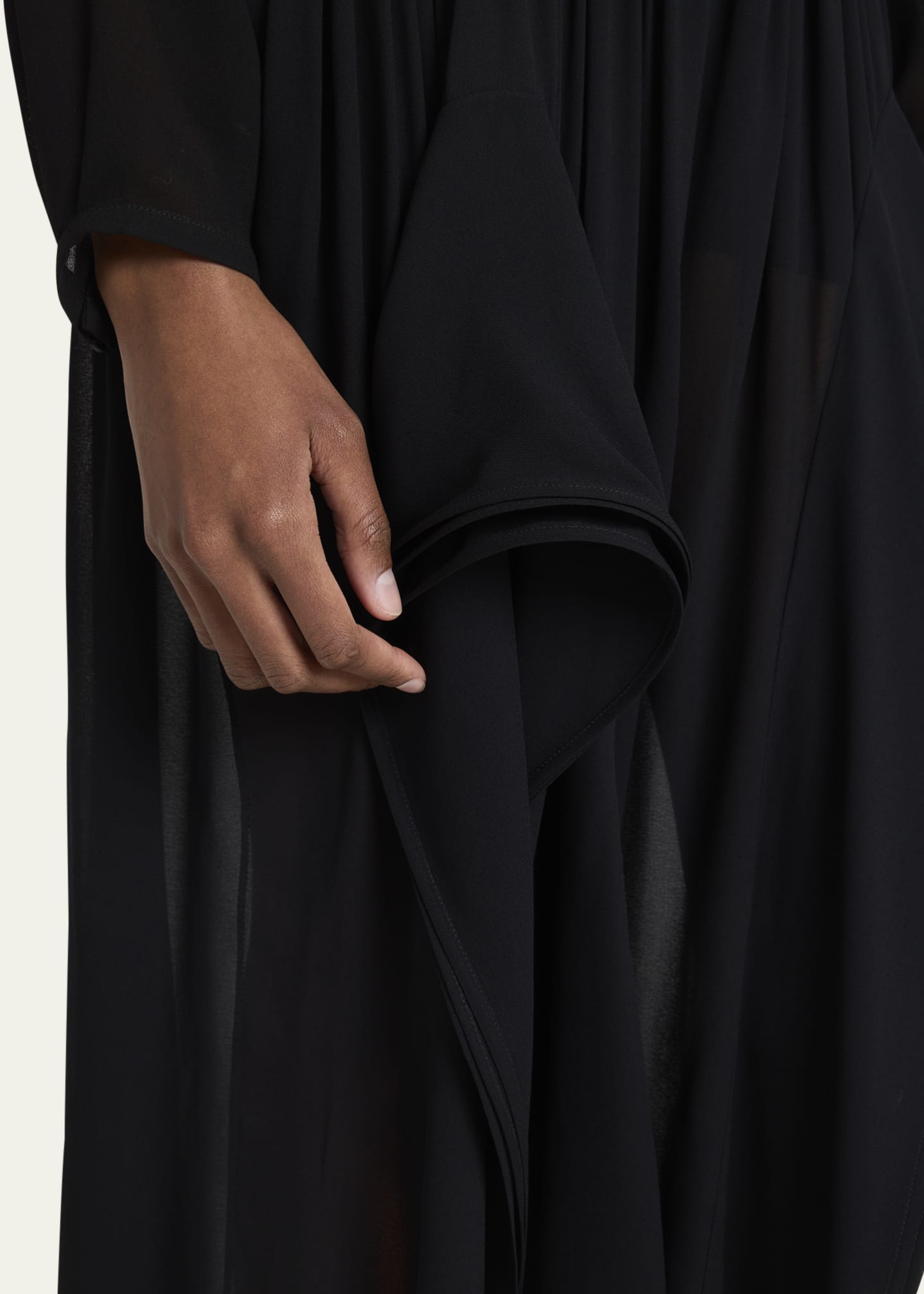 ALAIA Ruffle Slit Pull-On Pants Image 5 of 5