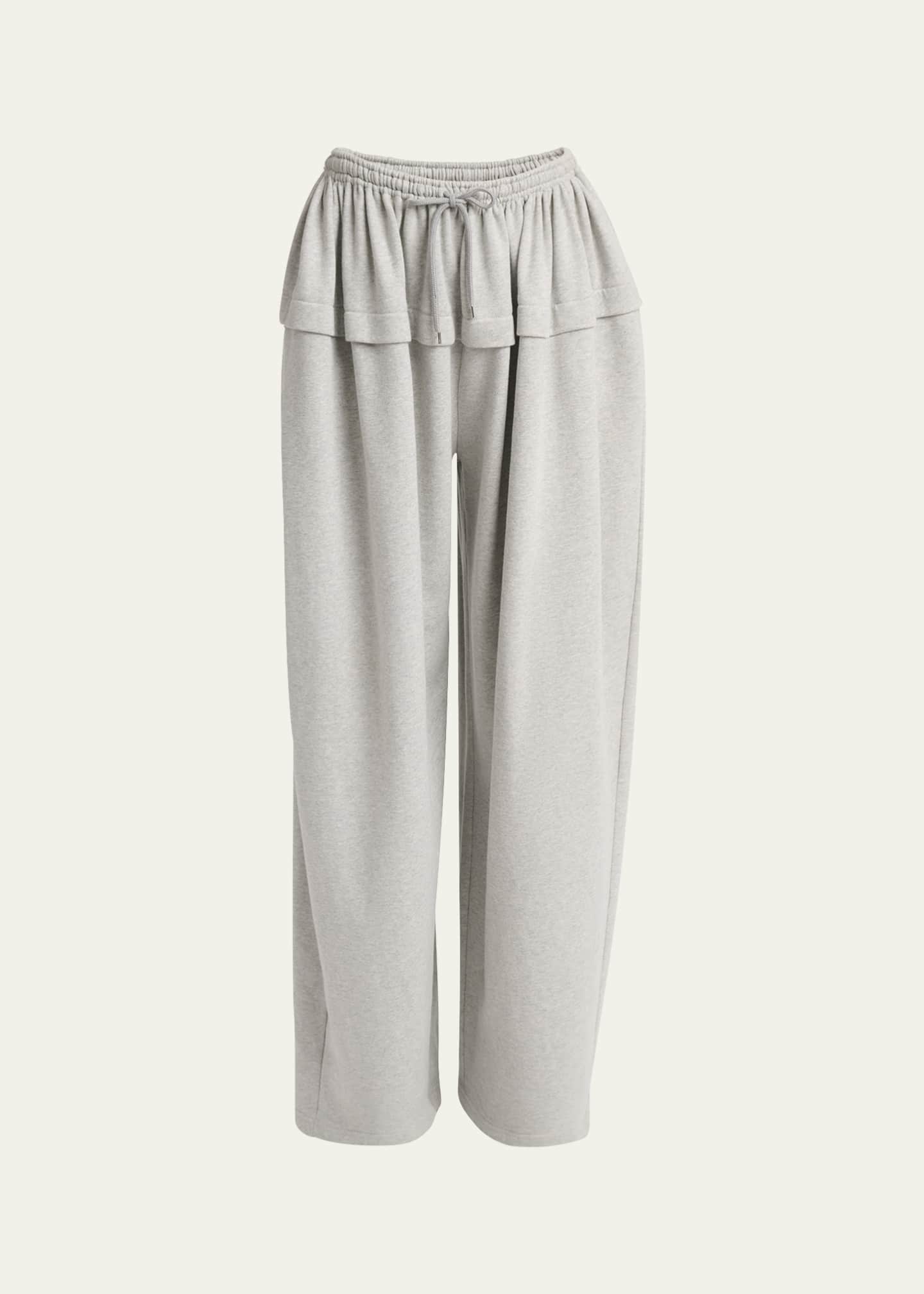 パンツ Alaia pants ALAÏA LEATHER PETAL PANTS |ALAÏA US