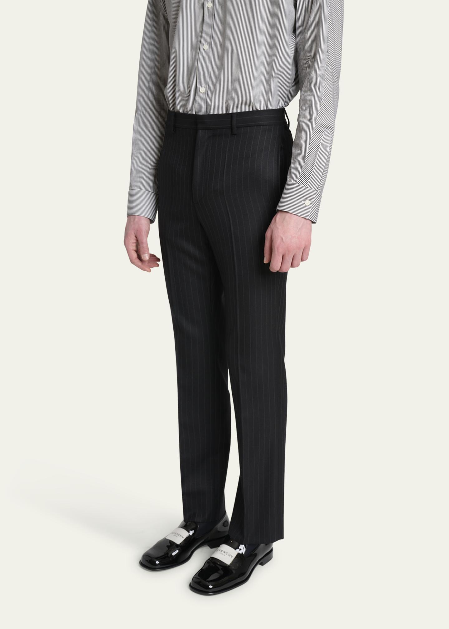 Givenchy Men's Classic-Fit Pinstripe Formal Trousers - Bergdorf