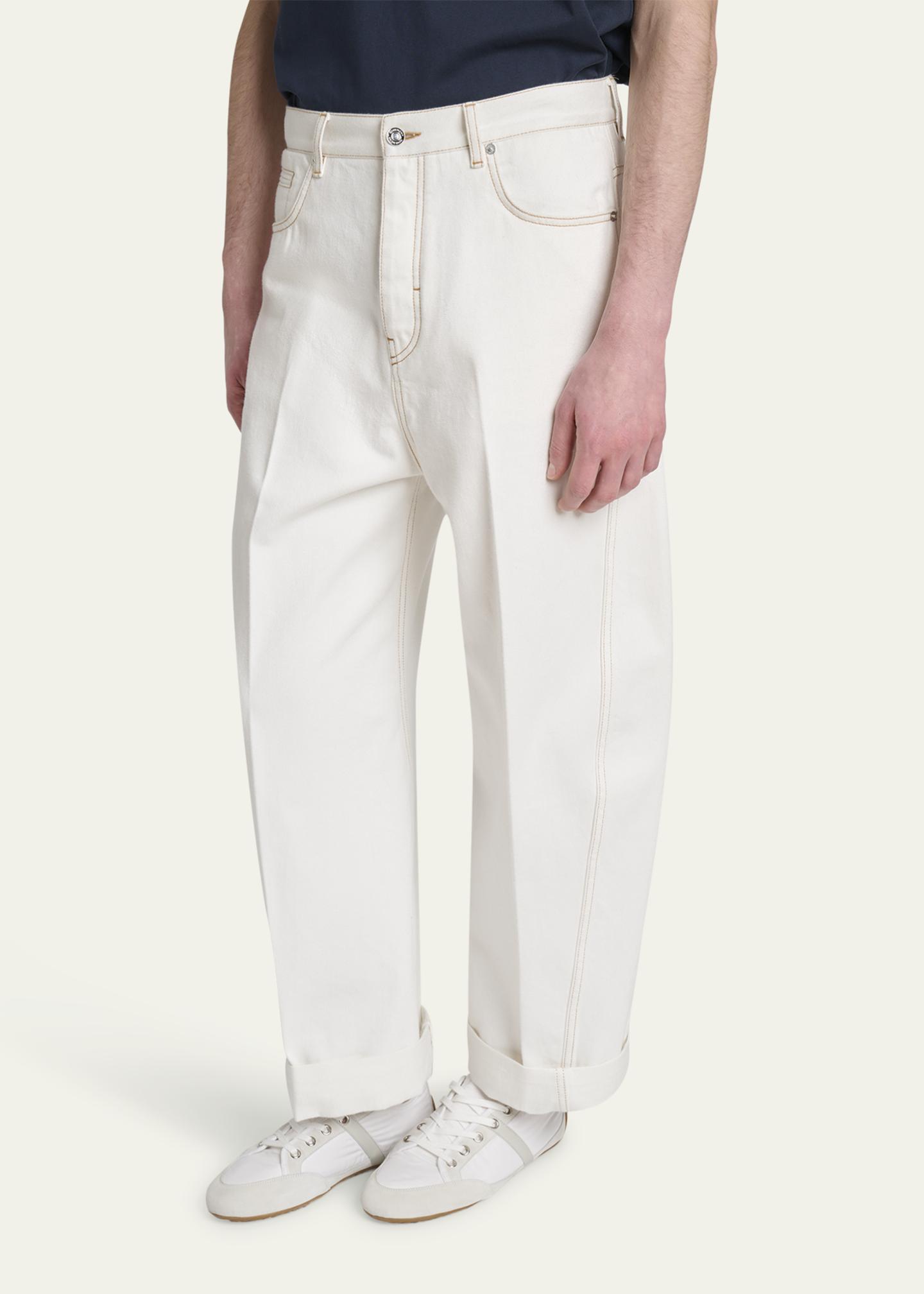 Givenchy Men's Twisted-Seam Denim Jeans - Bergdorf Goodman