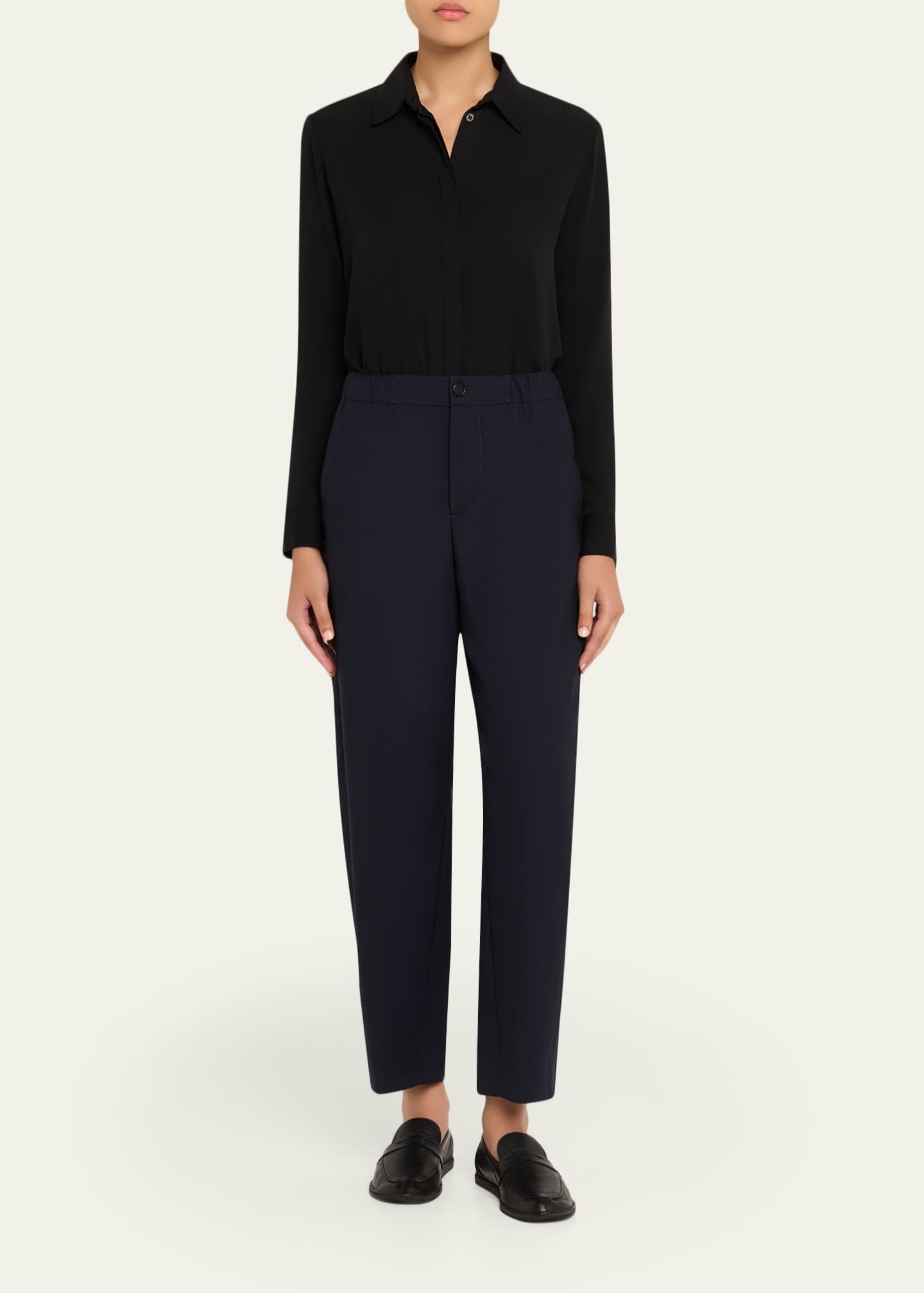 Marni Elastic Waistband Straight-Leg Trousers Image 2 of 5